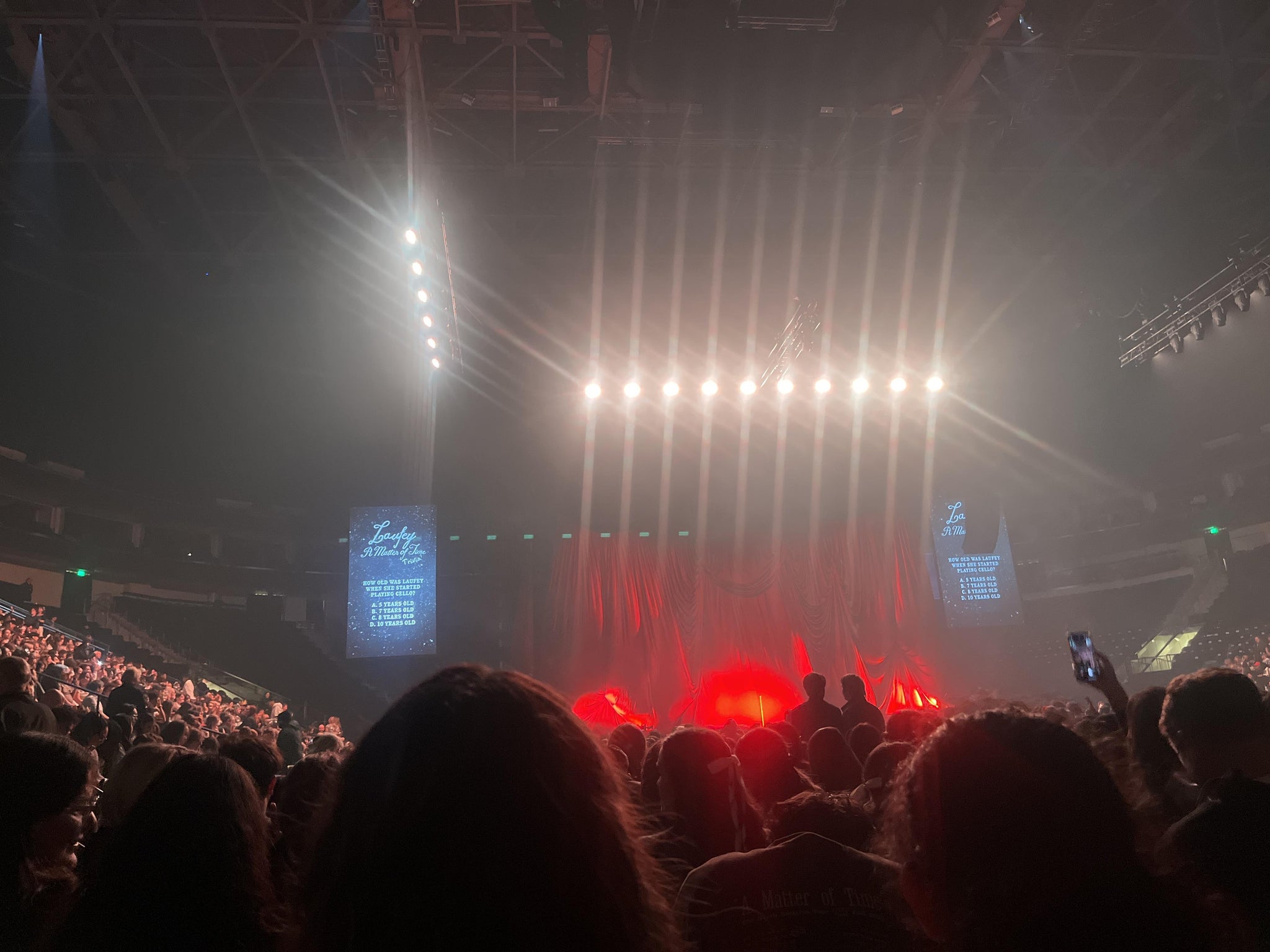 Real Fan View taken from Floor 3 at Delta Center by Lisbeth P