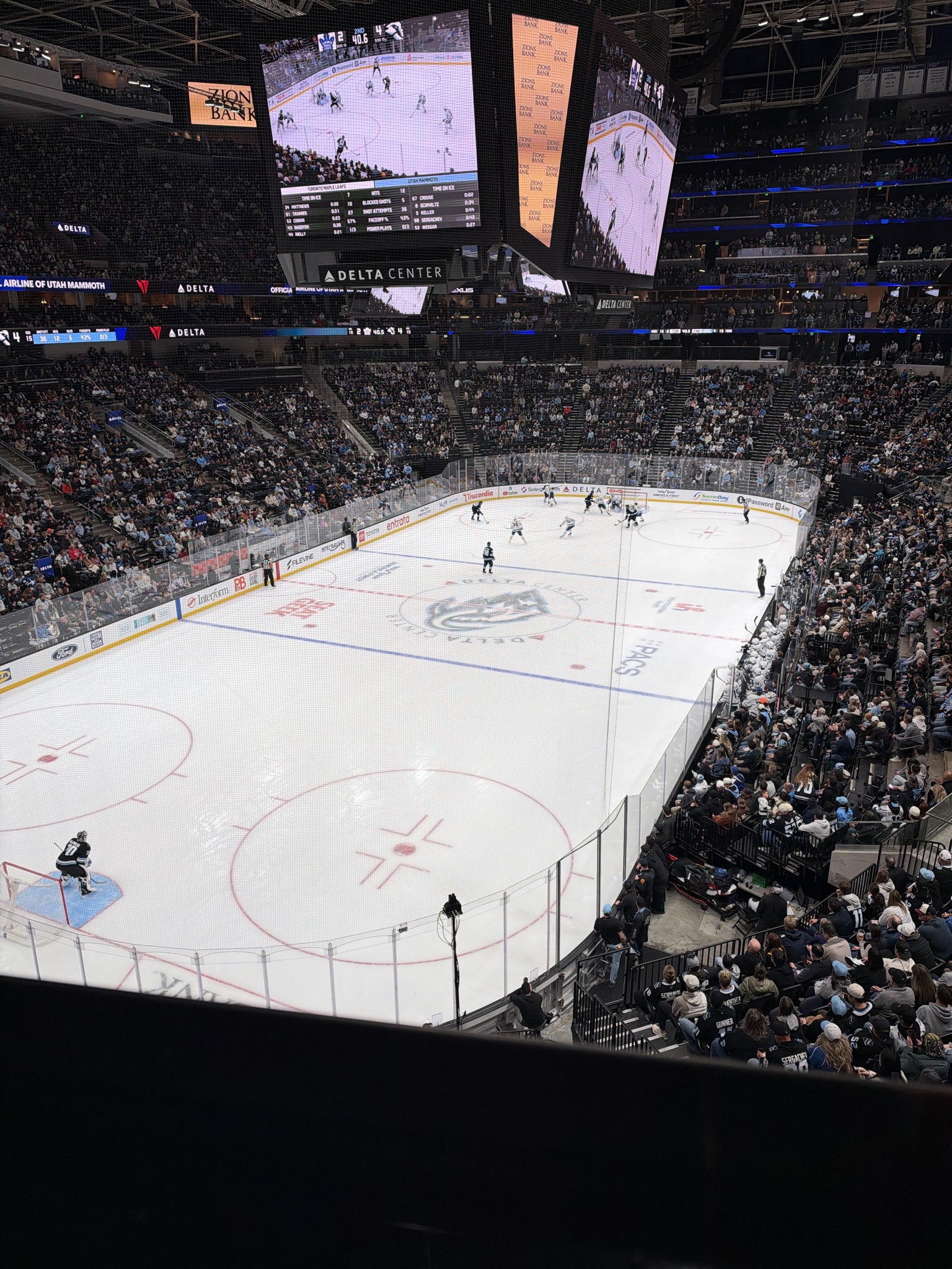 Real Fan View taken from Gallagher Club Suite A at Delta Center by Jeff W
