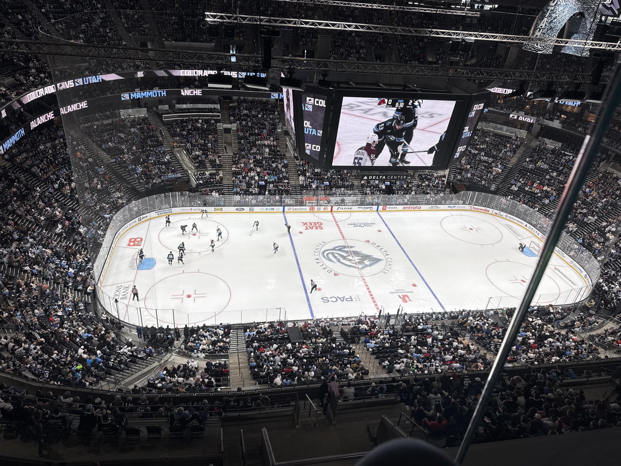 Real Fan View taken from SKY Lounge 10 at Delta Center by Delfina C