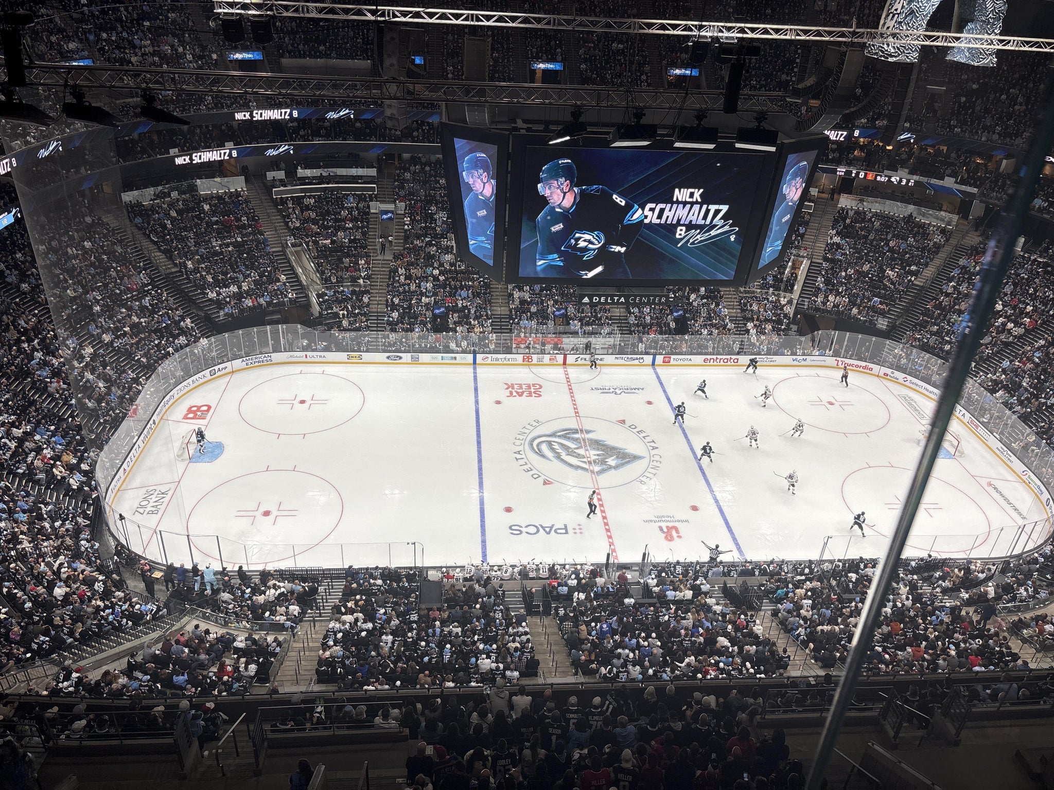 Real Fan View taken from SKY Lounge 9 at Delta Center by Treyson E