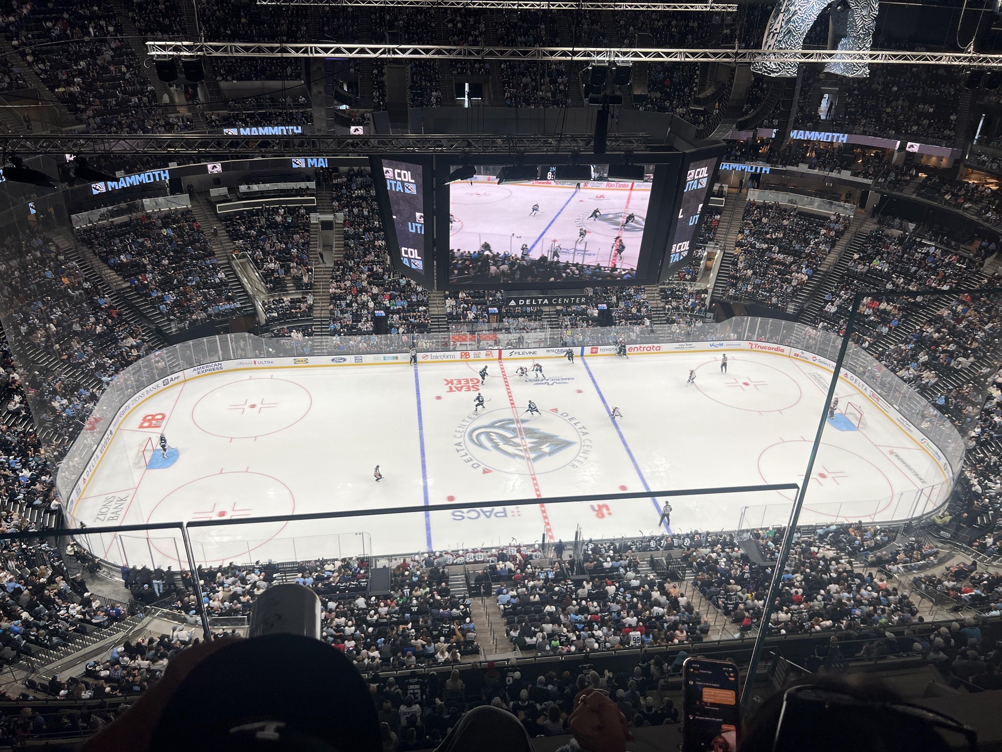 Real Fan View taken from SKY Lounge 9 at Delta Center by Kori R