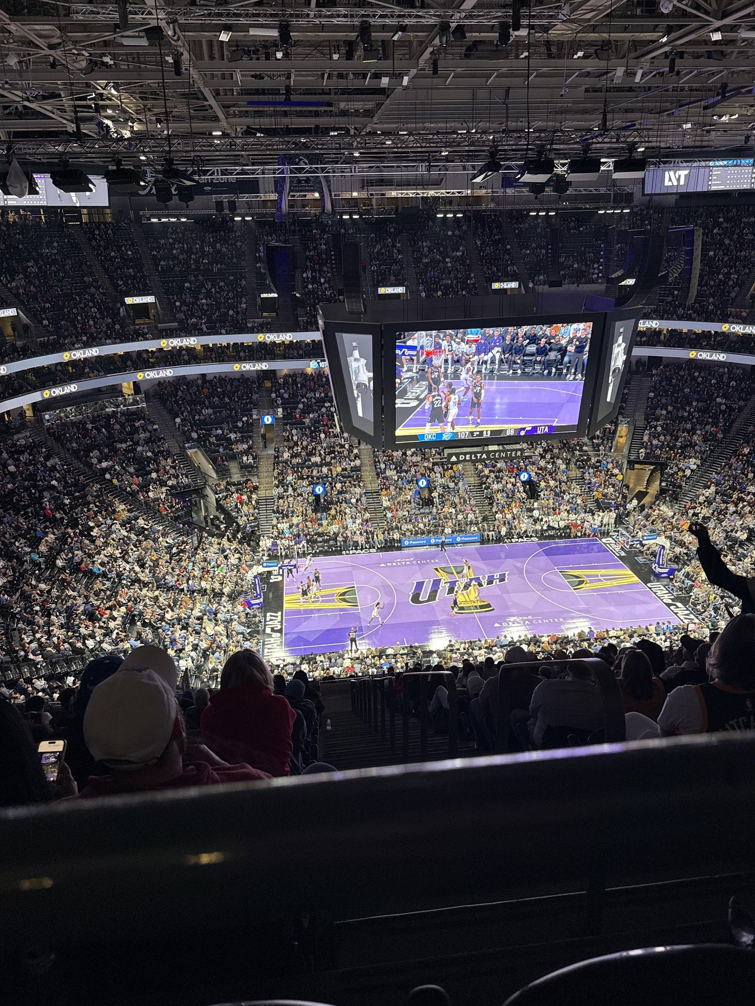 Real Fan View taken from Skybox 315 at Delta Center by Elliot W