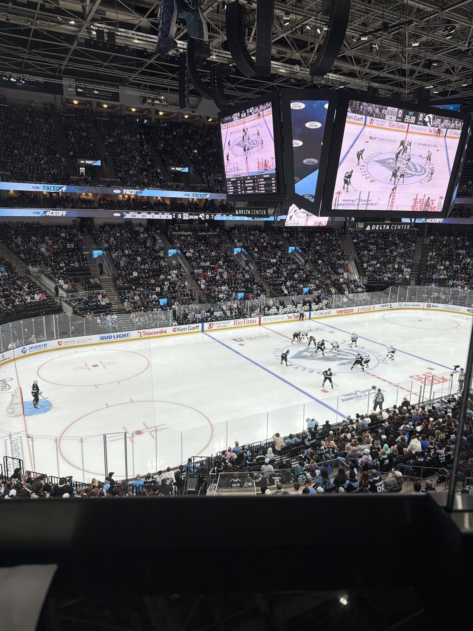 Real Fan View taken from Suite 3 at Delta Center by Henry G