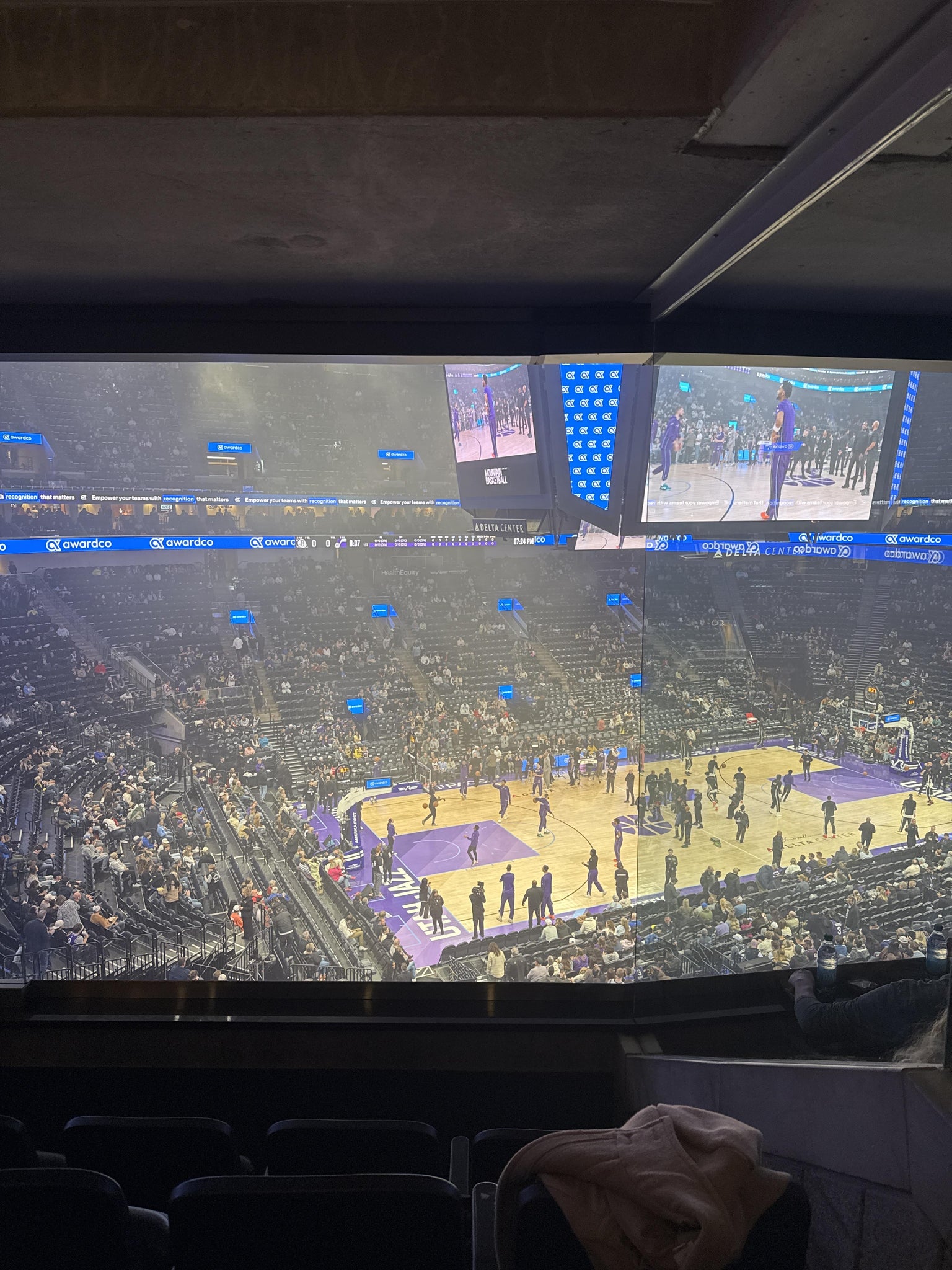 Real Fan View taken from Suite 3 at Delta Center by Luz S
