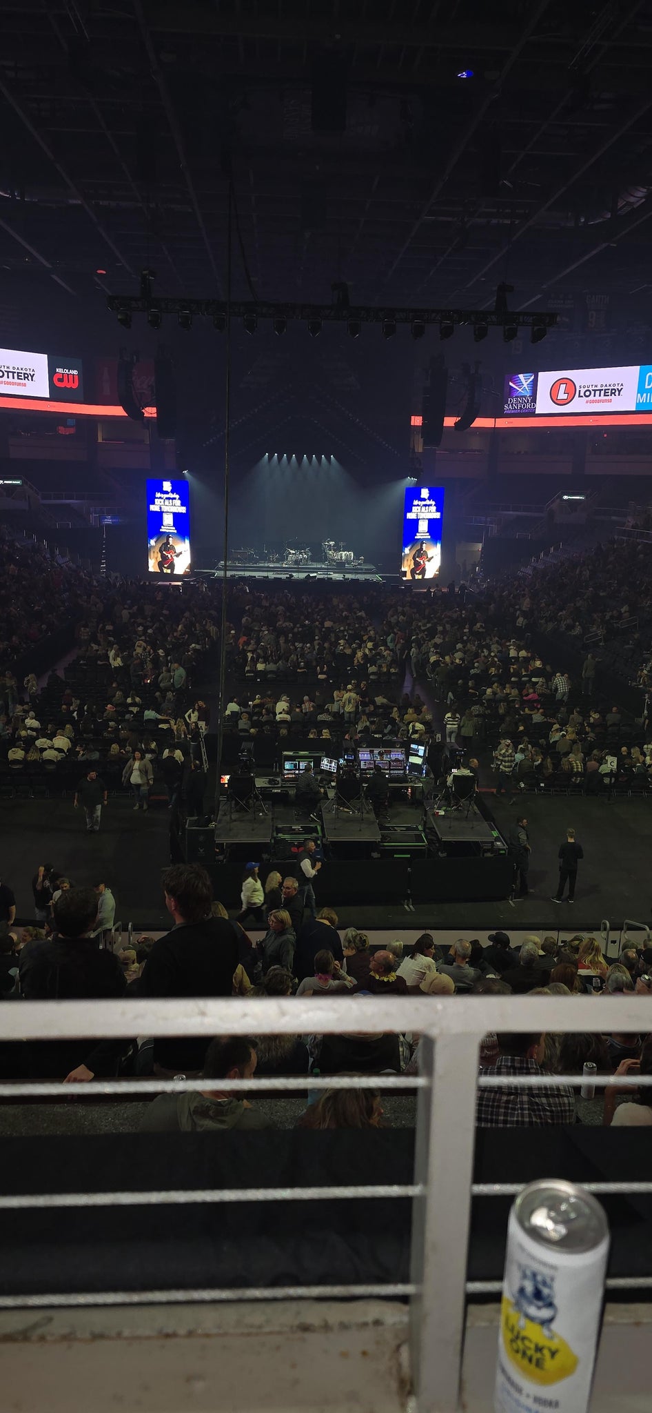 Real Fan View taken from Section 110 at Denny Sanford Premier Center by Christal H