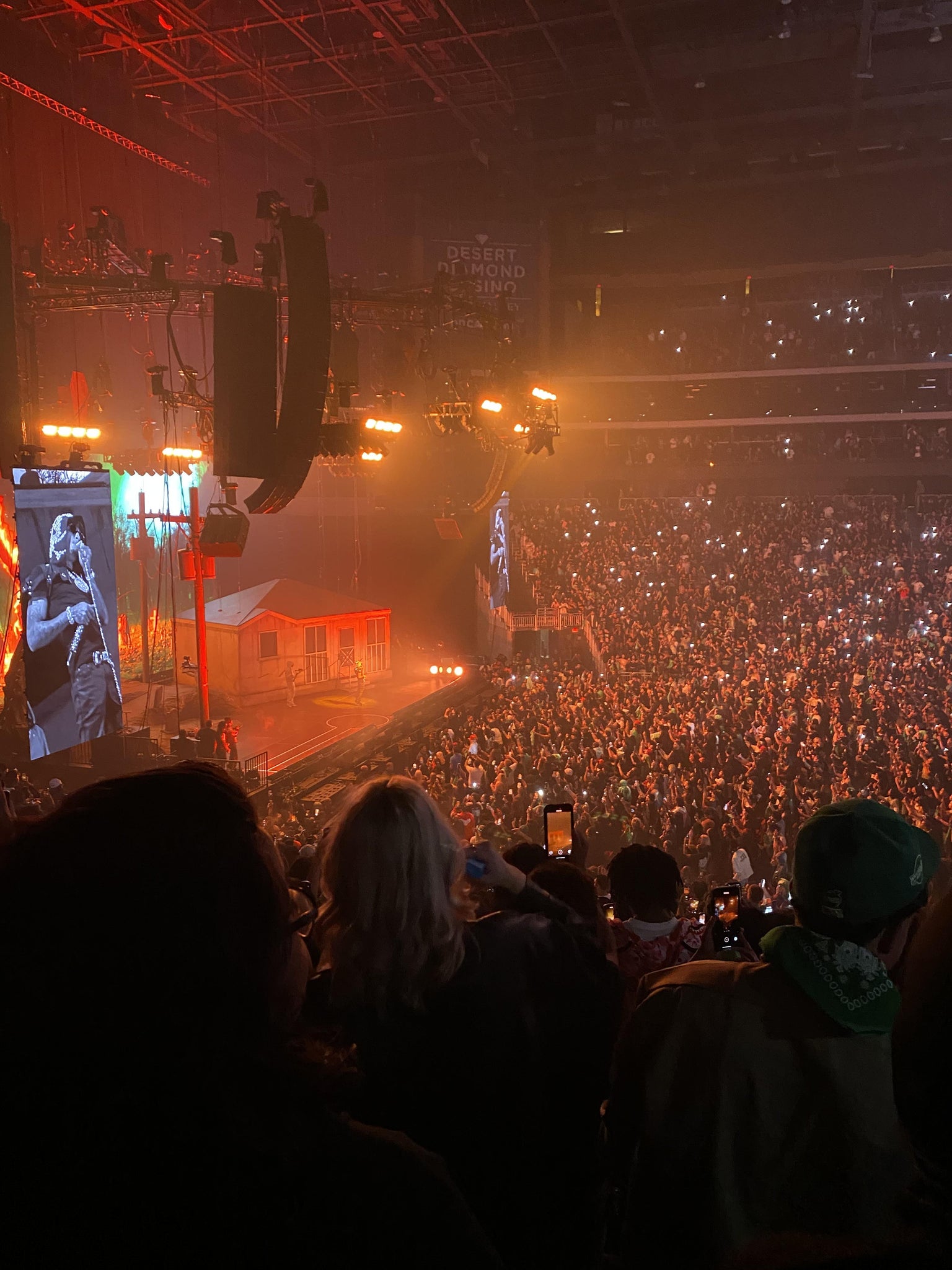 Real Fan View taken from Section 102 at Desert Diamond Arena by Jessilyn G