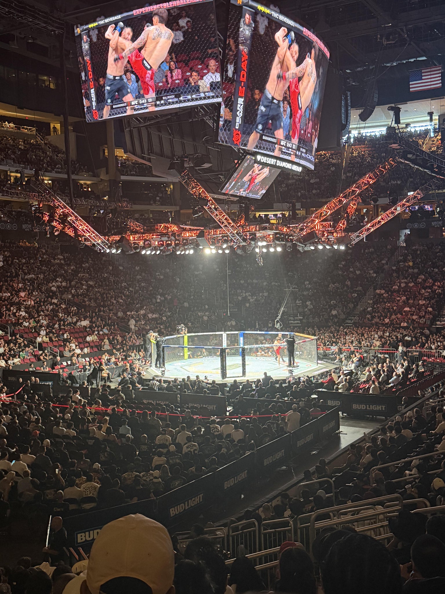 Vue réelle des fans prise de la Section 104 au site Desert Diamond Arena par Anonymous User
