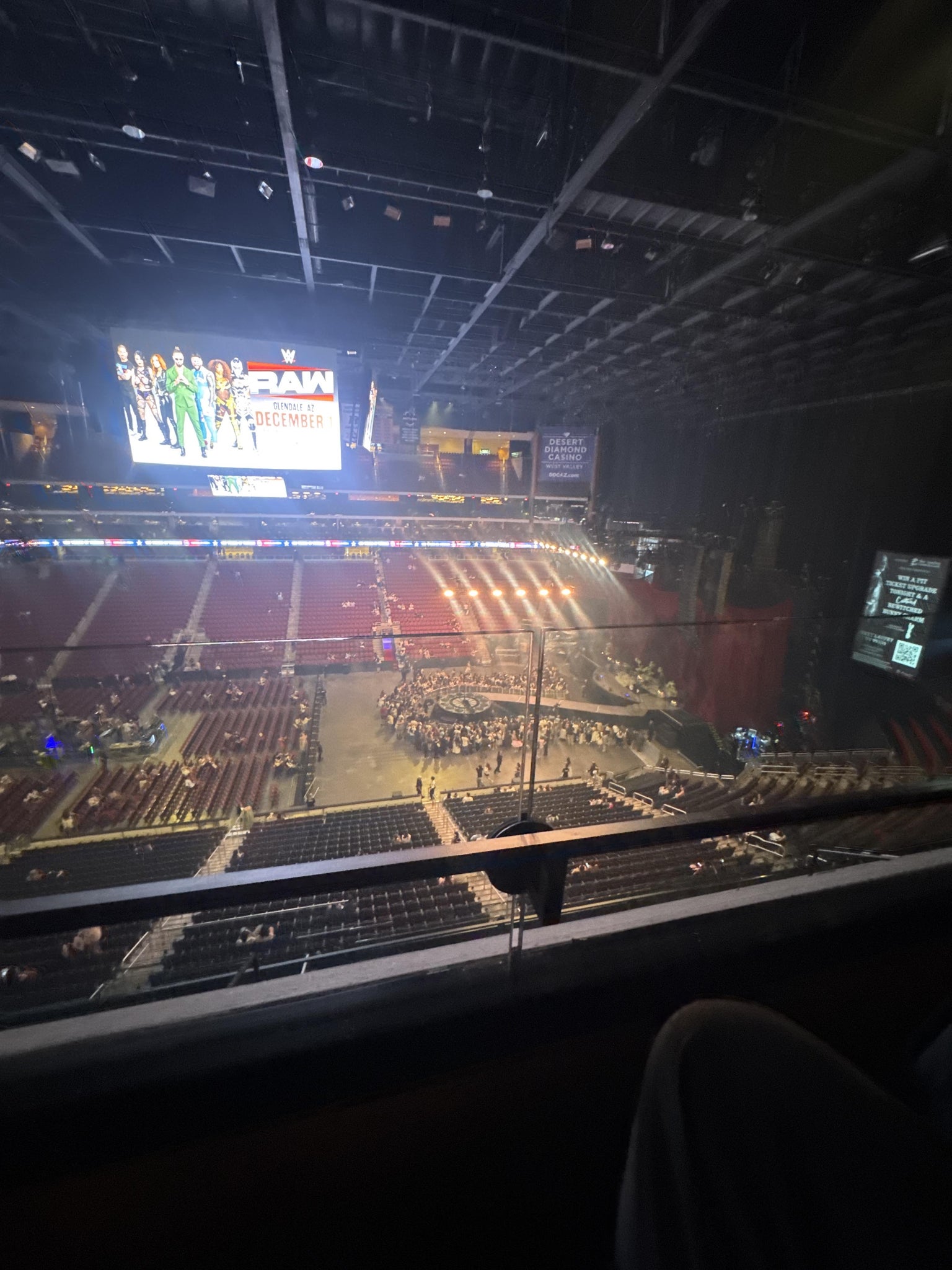 Real Fan View taken from Section 215 at Desert Diamond Arena by Jasmine C