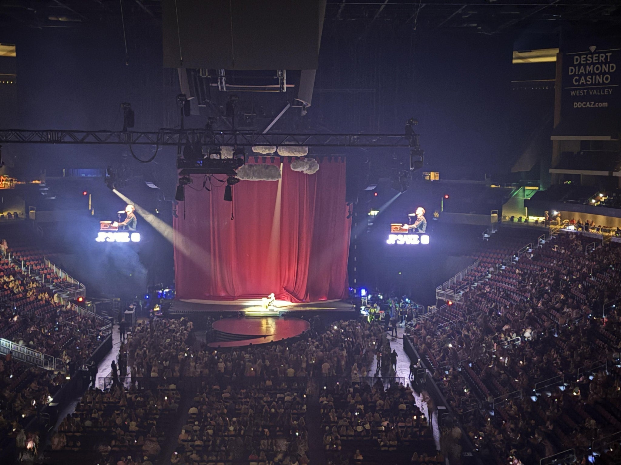 Real Fan View taken from Section 223 at Desert Diamond Arena by Danielle D
