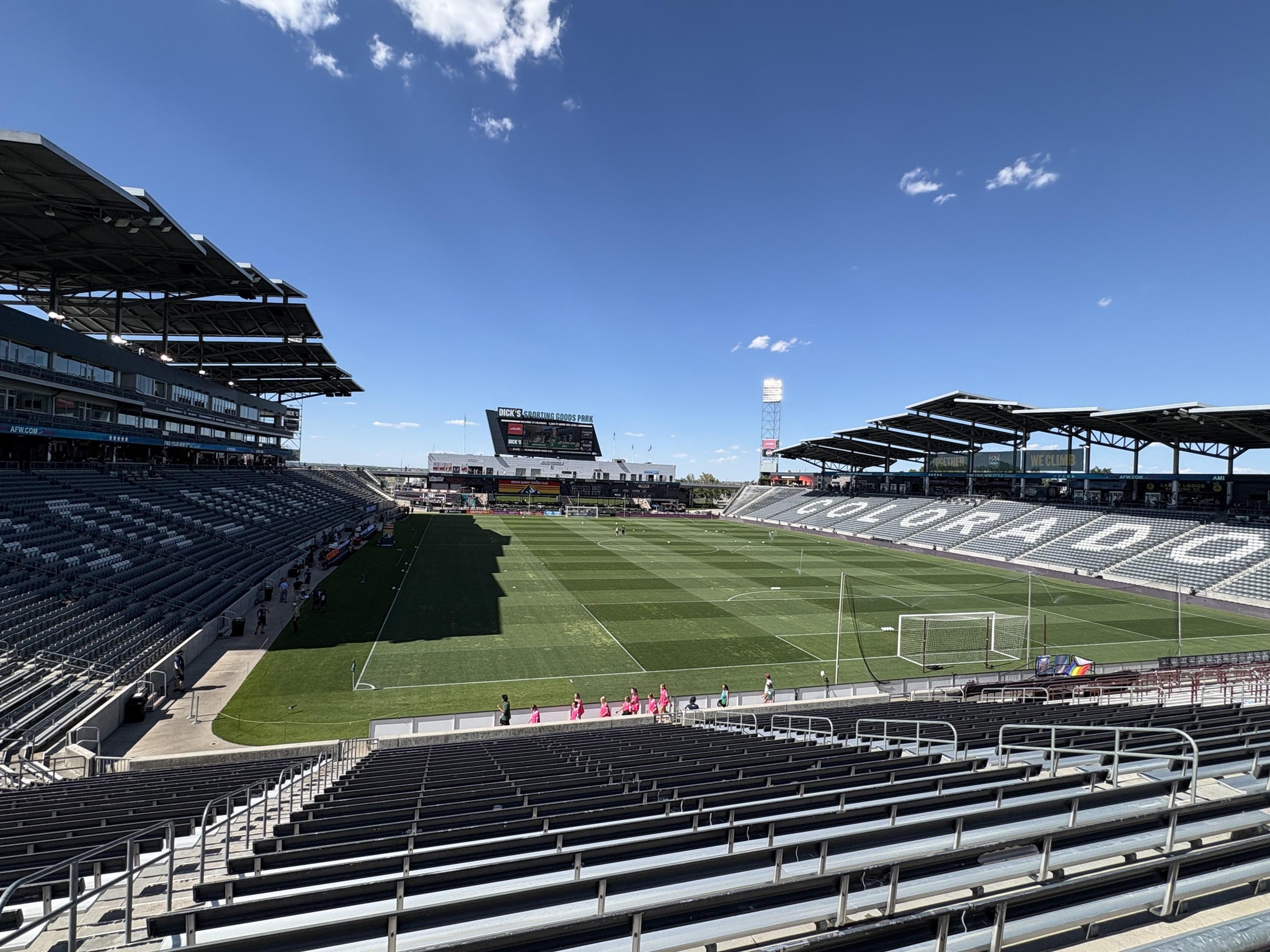 Real Fan View taken from Section 113 at Dick's Sporting Goods Park by Ashley P