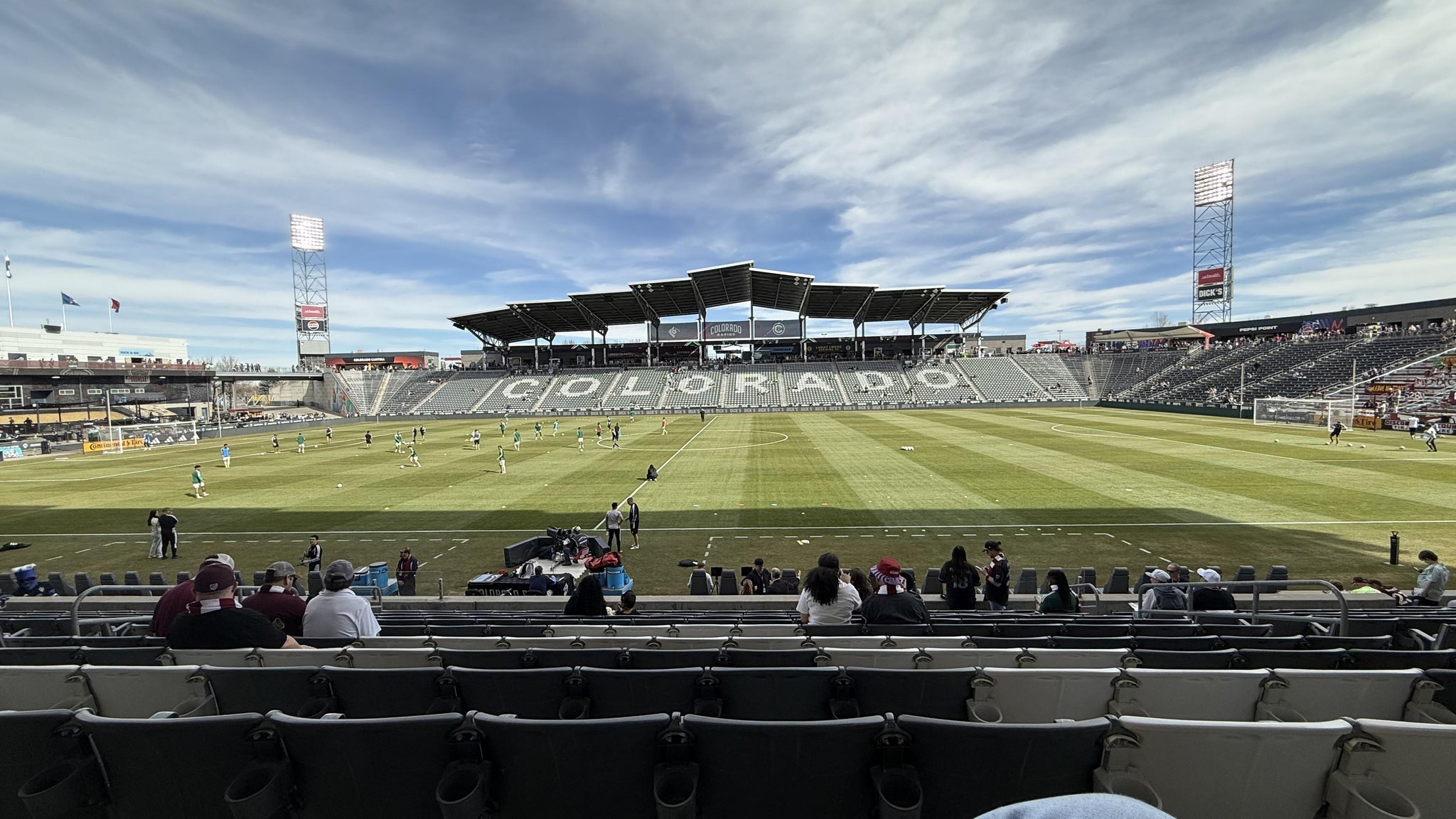 Real Fan View taken from Section 128 at Dick's Sporting Goods Park by Mckenzie C