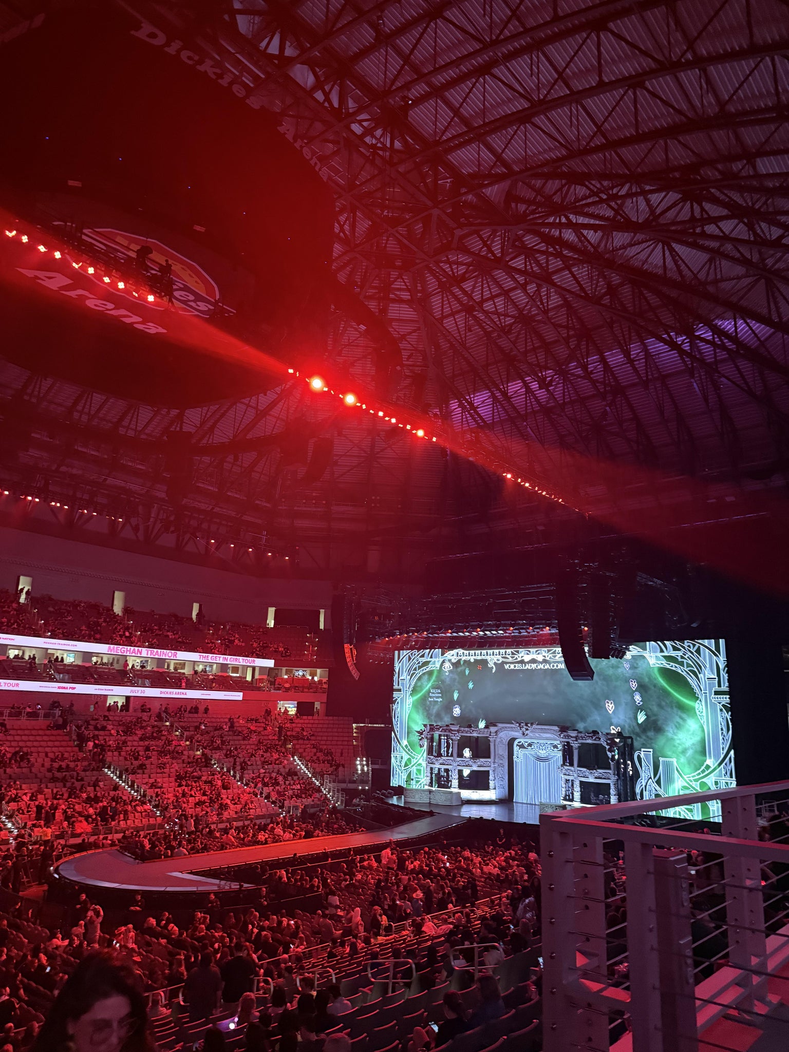Real Fan View taken from Section 109 at Dickies Arena by Isaiah B