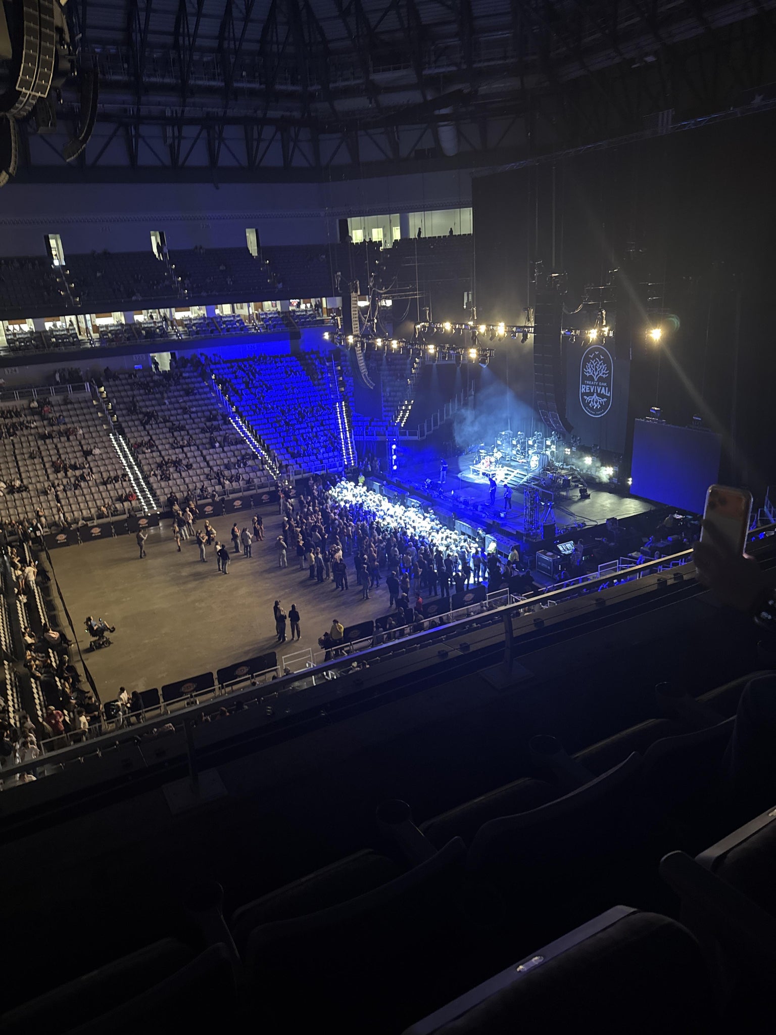 Real Fan View taken from Section 206 at Dickies Arena by Megan S
