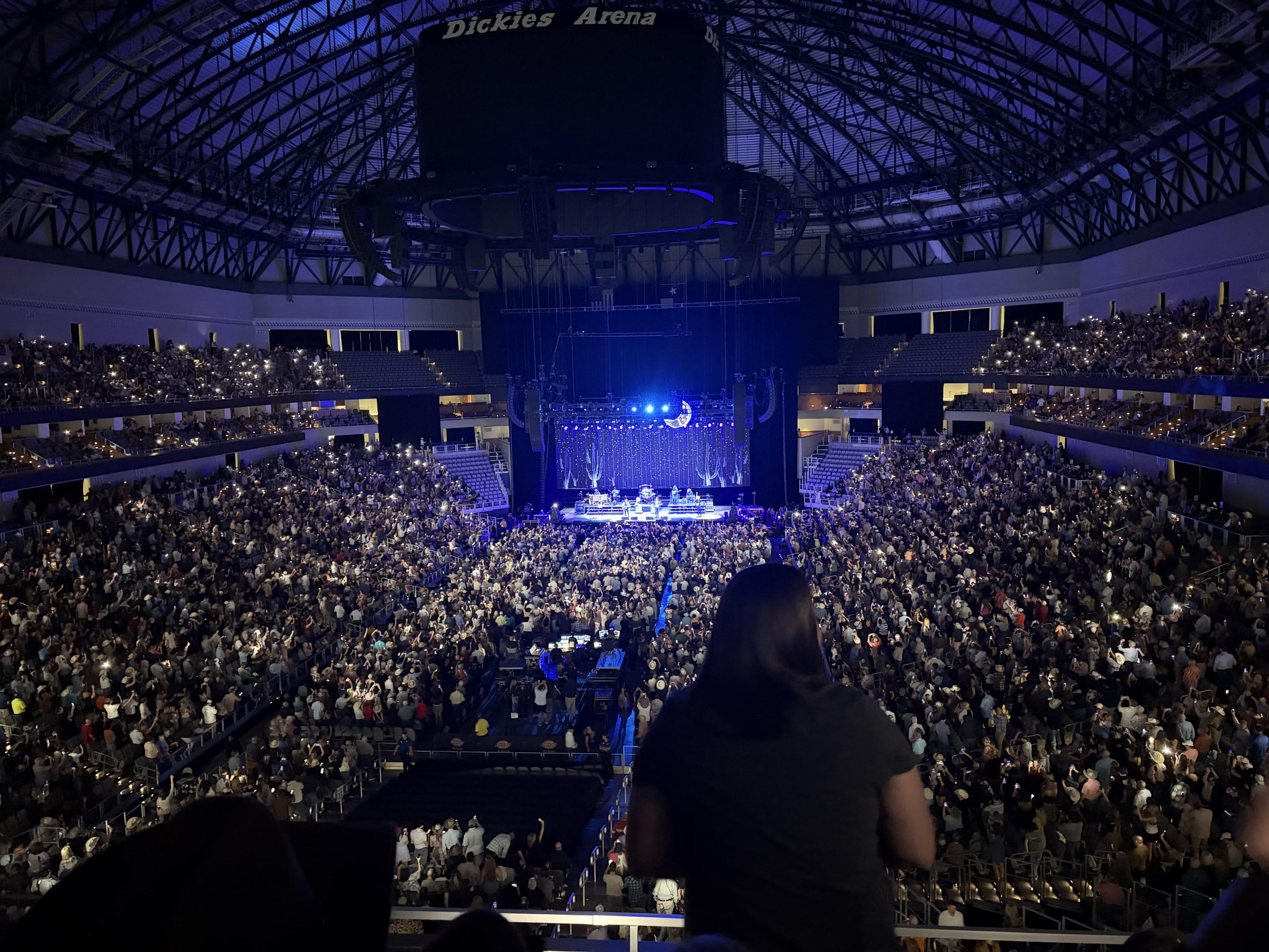 Real Fan View taken from Section 214 at Dickies Arena by Tammy P