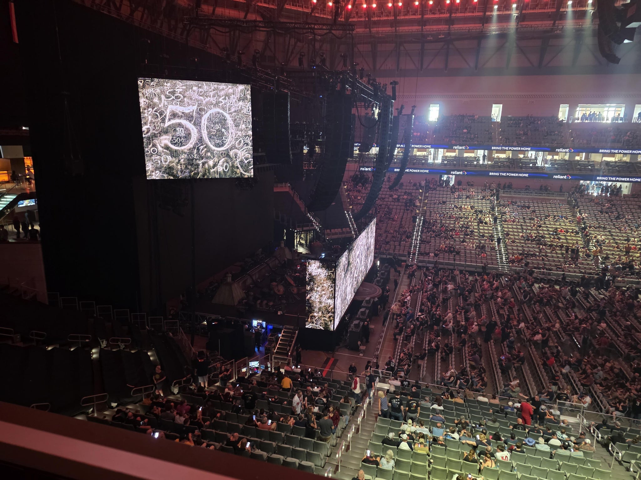 Real Fan View taken from Section 225 at Dickies Arena by Jason C