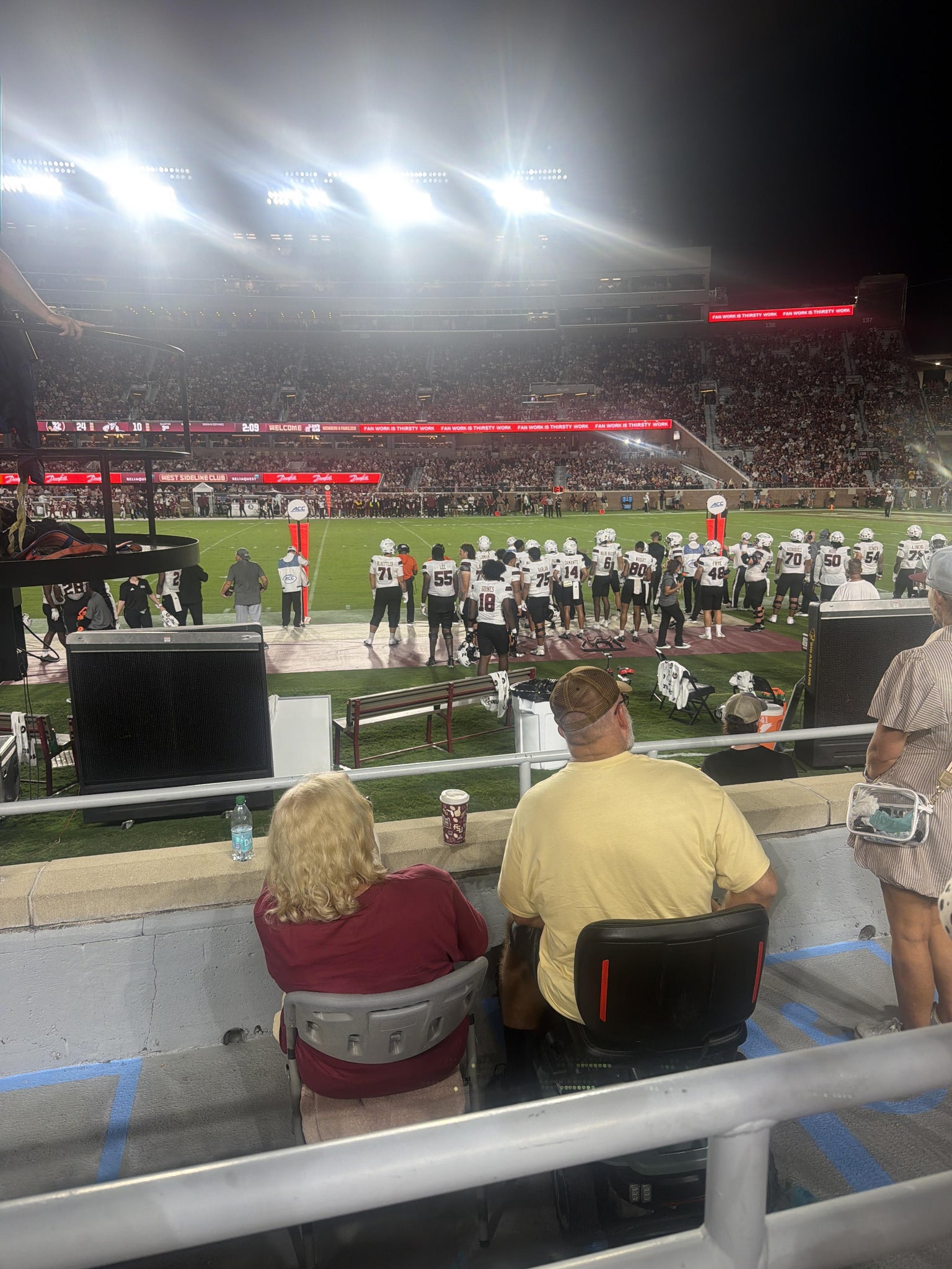 Real Fan View taken from Section 108 at Doak Campbell Stadium by Christopher H