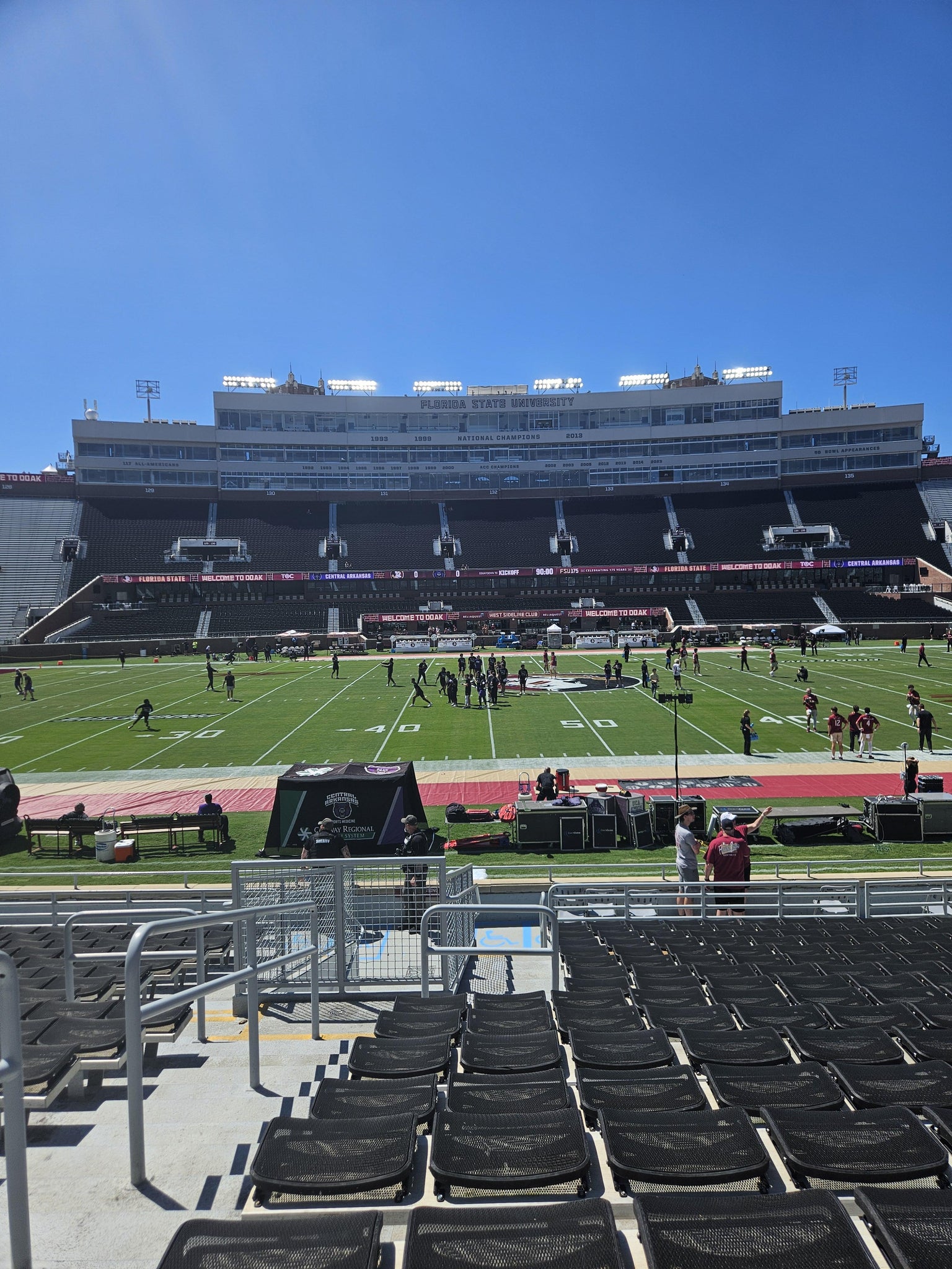 Real Fan View taken from Section 109 at Doak Campbell Stadium by Landyn D