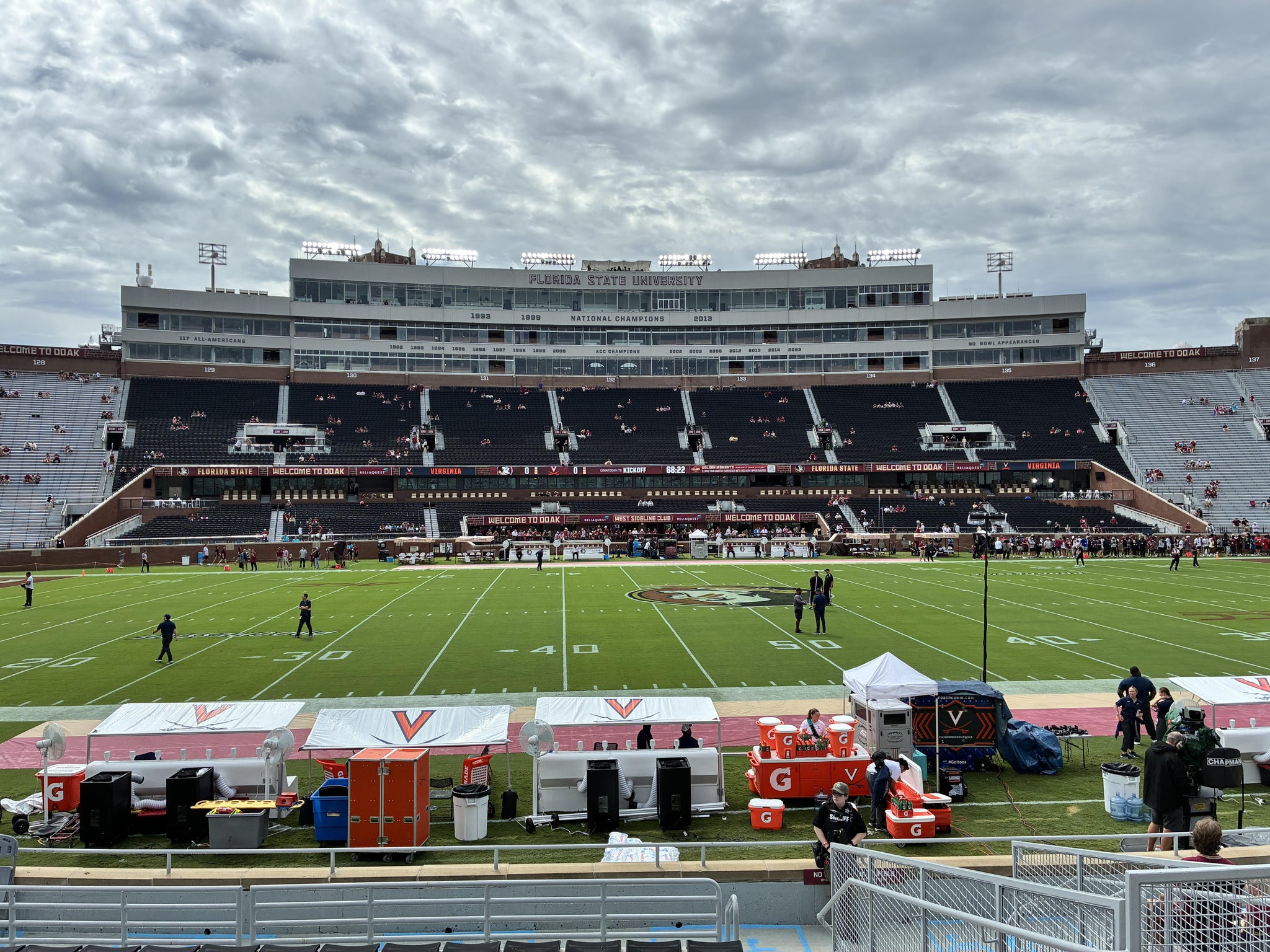 Real Fan View taken from Section 110 at Doak Campbell Stadium by Beau G