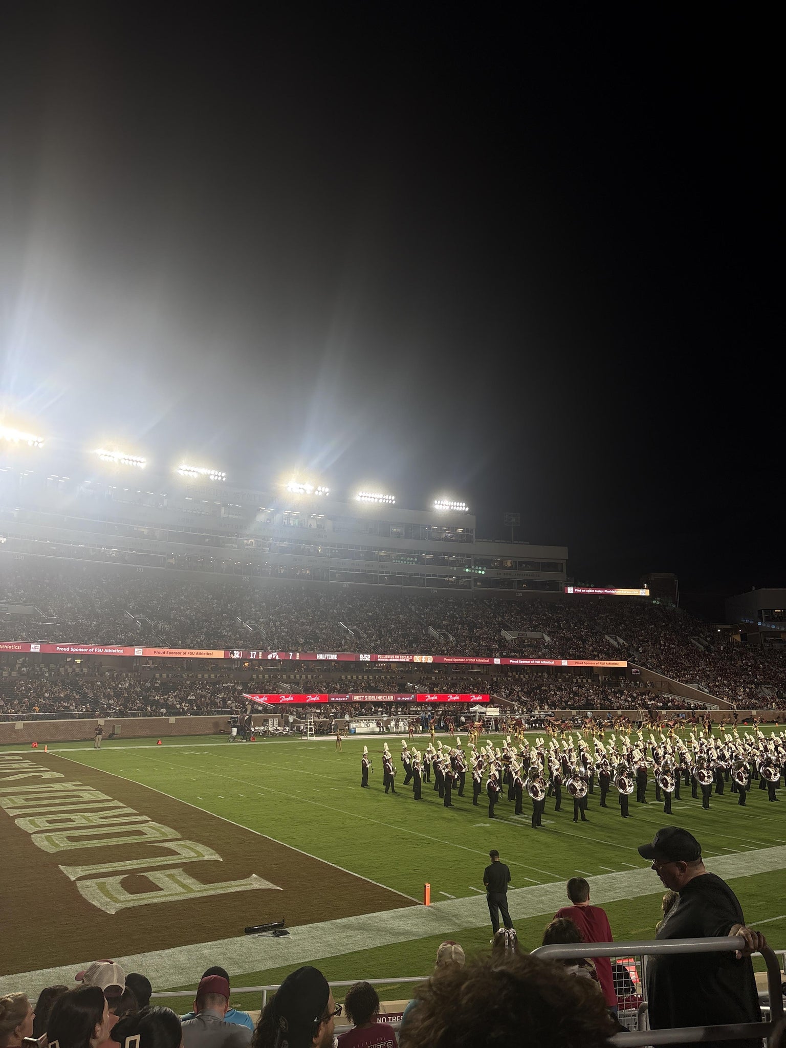 Real Fan View taken from Section 114 at Doak Campbell Stadium by Zachary C