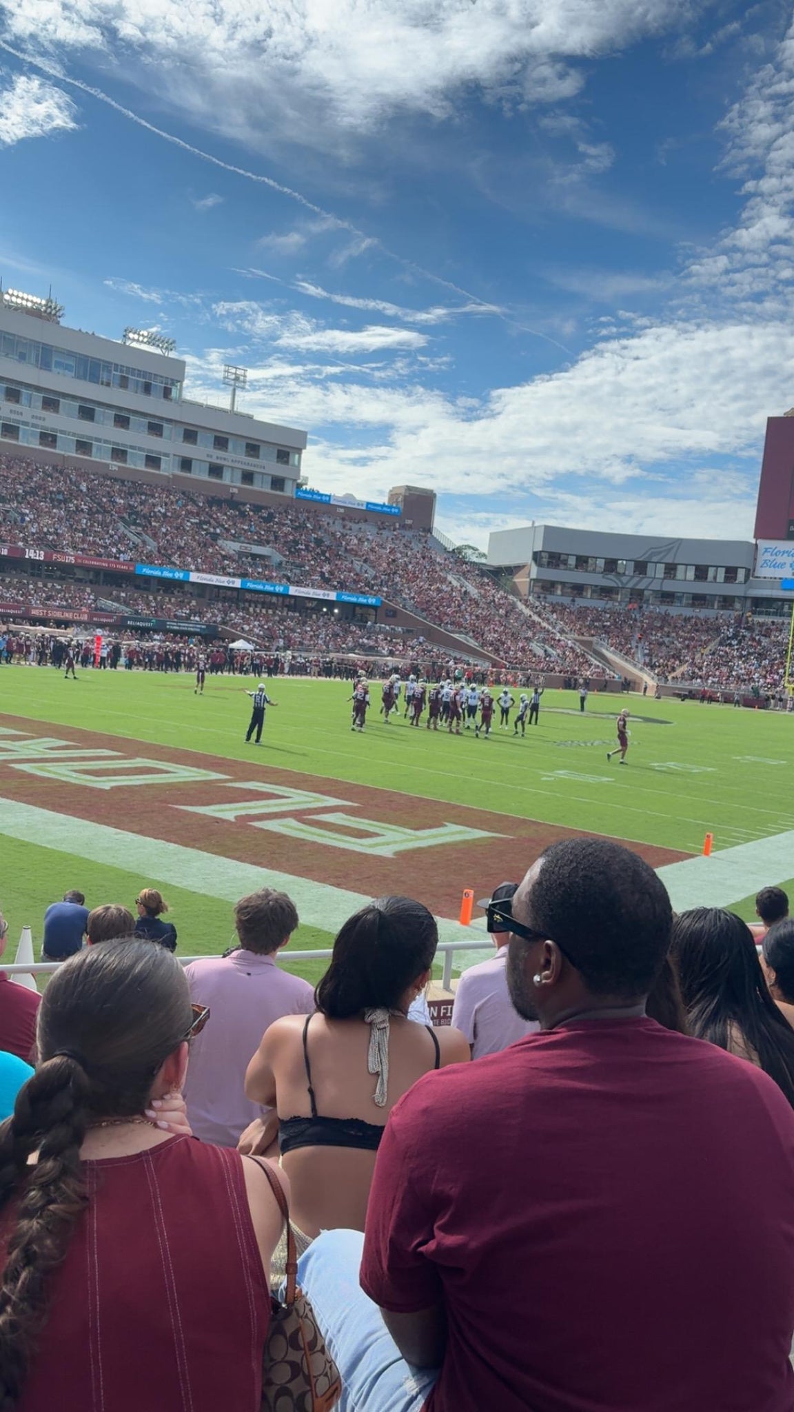 Real Fan View taken from Section 115 at Doak Campbell Stadium by Timothy M