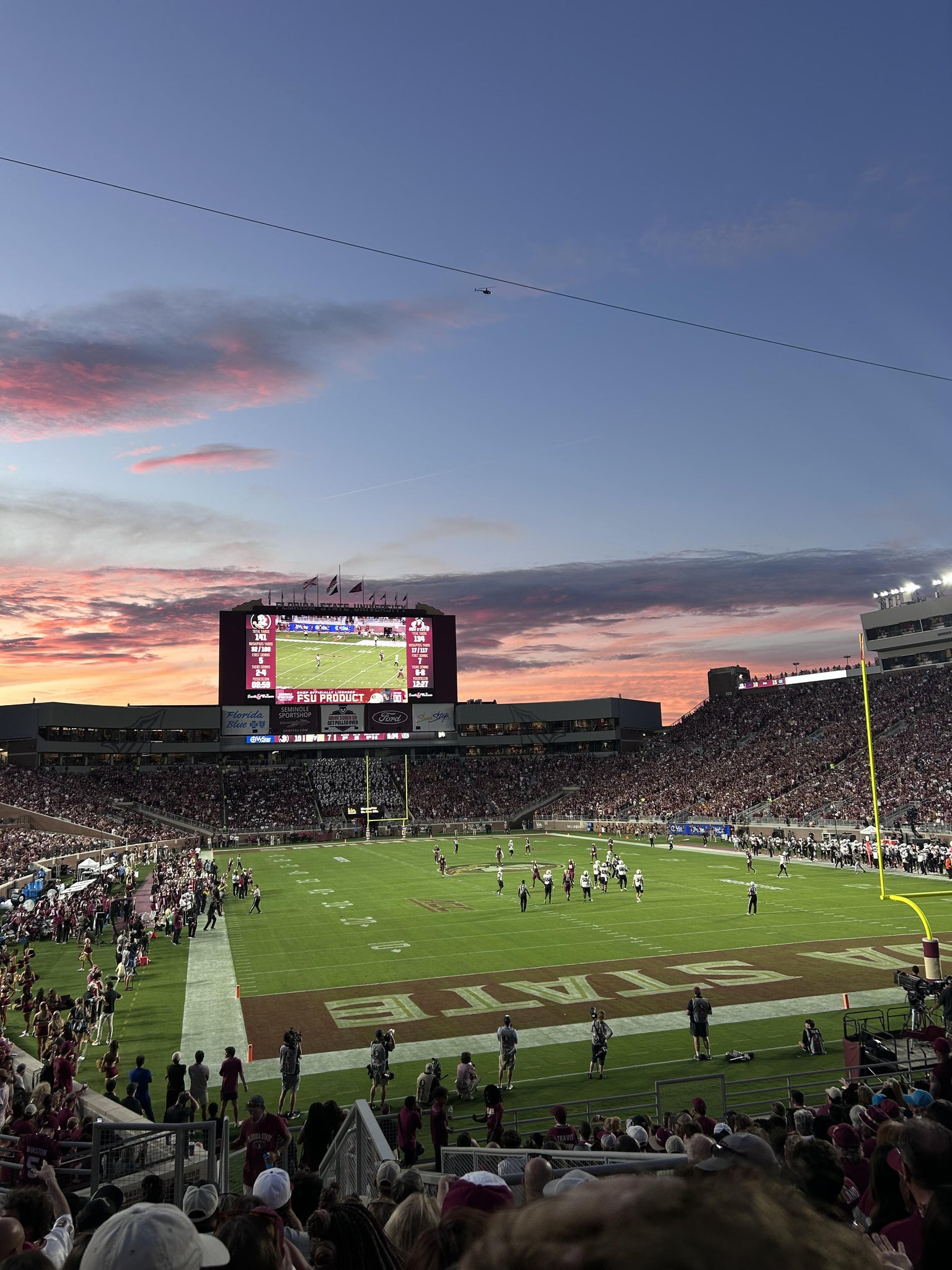 Real Fan View taken from Section 118 at Doak Campbell Stadium by Anonymous User