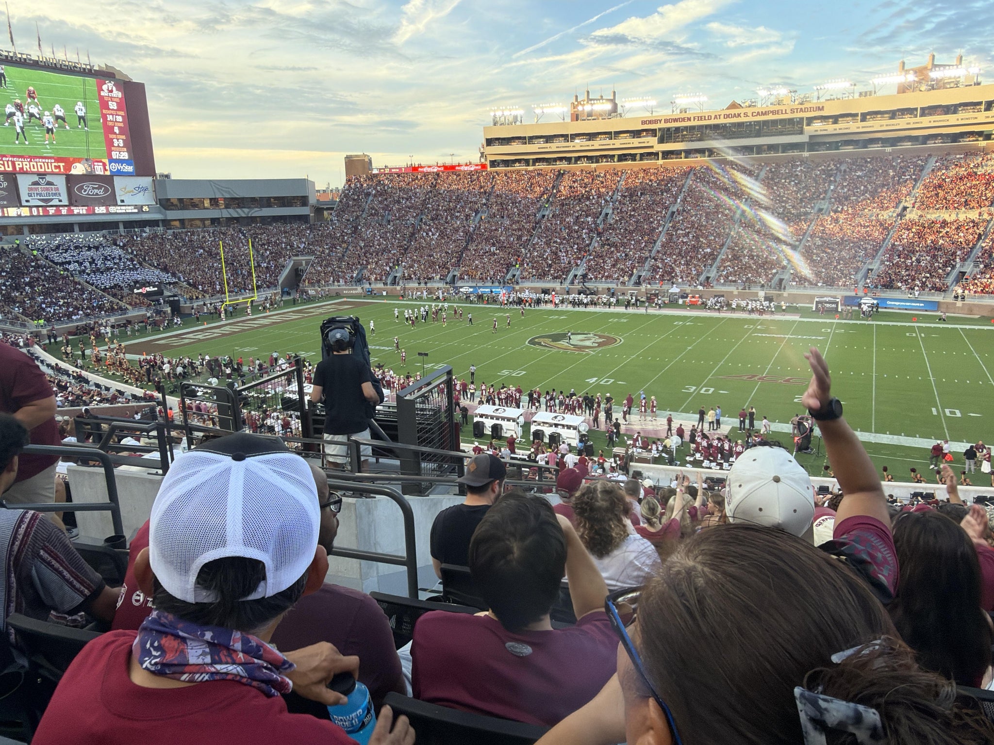 Real Fan View taken from Section 130 at Doak Campbell Stadium by Christopher N