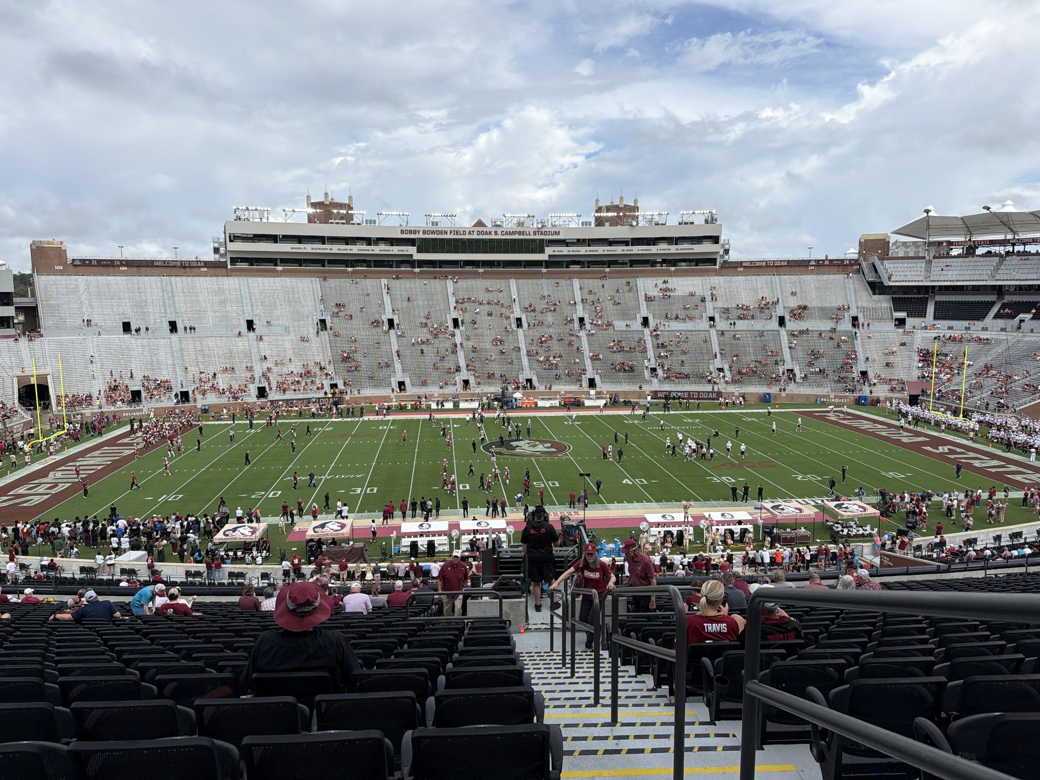 Real Fan View taken from Section 133 at Doak Campbell Stadium by Brian A