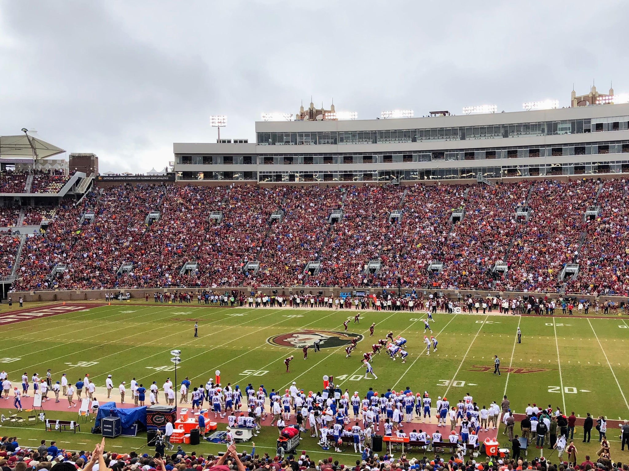 Real Fan View taken from Section 8 at Doak Campbell Stadium by Jim W
