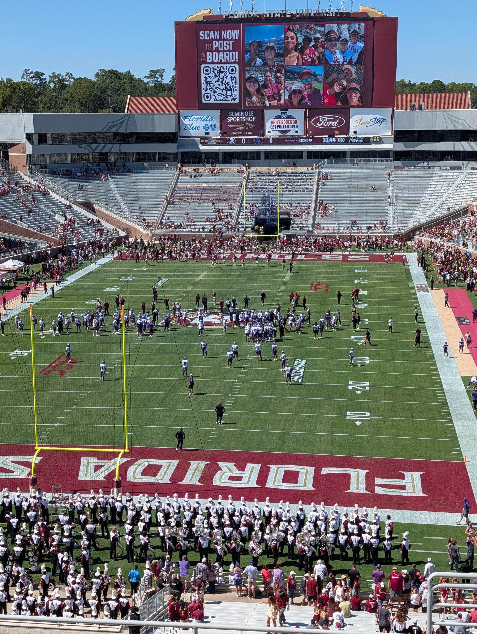 Real Fan View taken from Club 320 at Doak Campbell Stadium by Timothy D