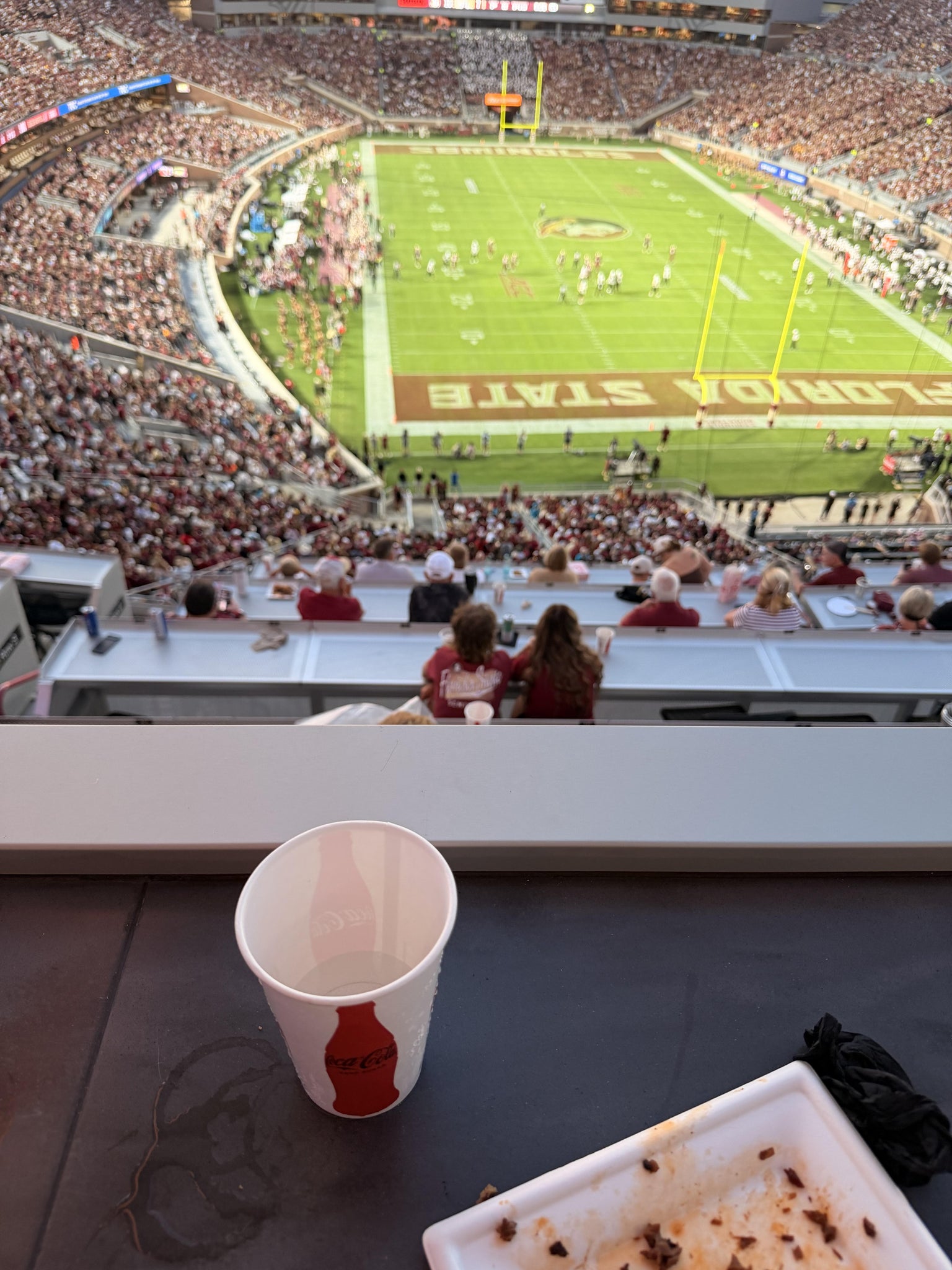 Real Fan View taken from W W 324 at Doak Campbell Stadium by Stanislaus R