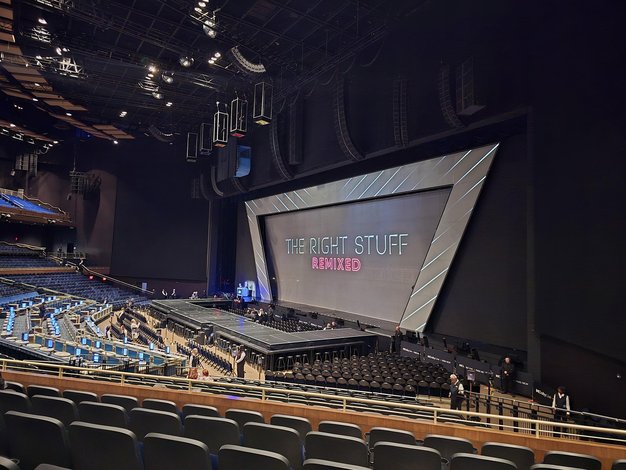 Real Fan View taken from Section 302 at Dolby Live at Park MGM by Stephanie R