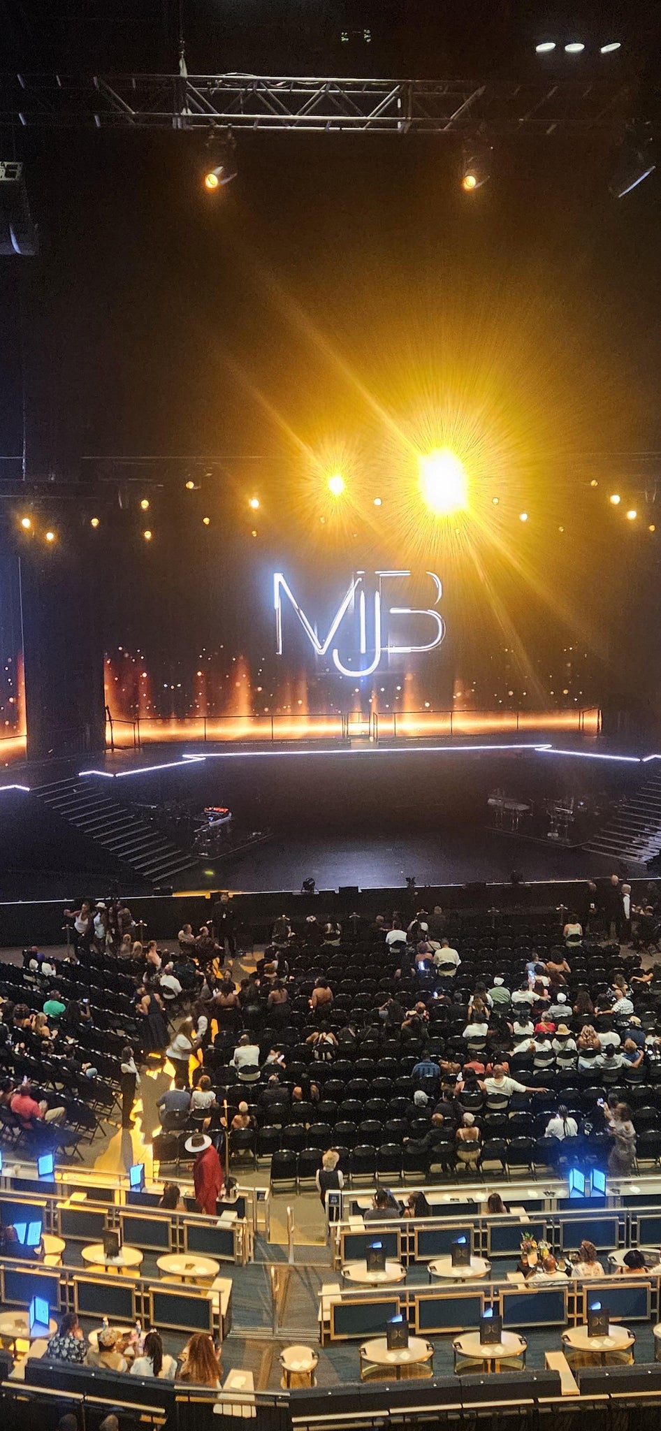 Real Fan View taken from Section 404 at Dolby Live at Park MGM by Isha G