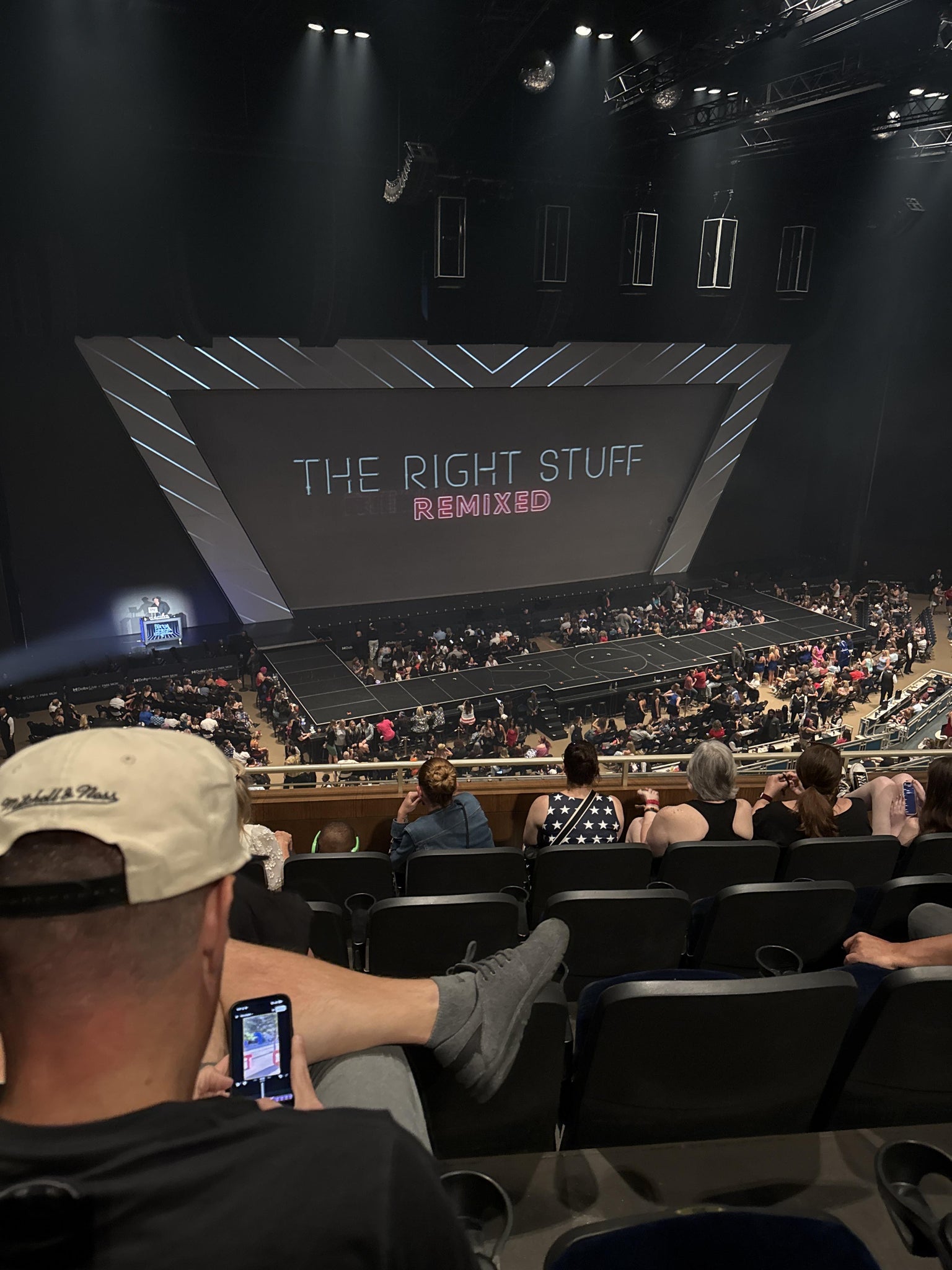 Real Fan View taken from Section 405 at Dolby Live at Park MGM by Andrew K