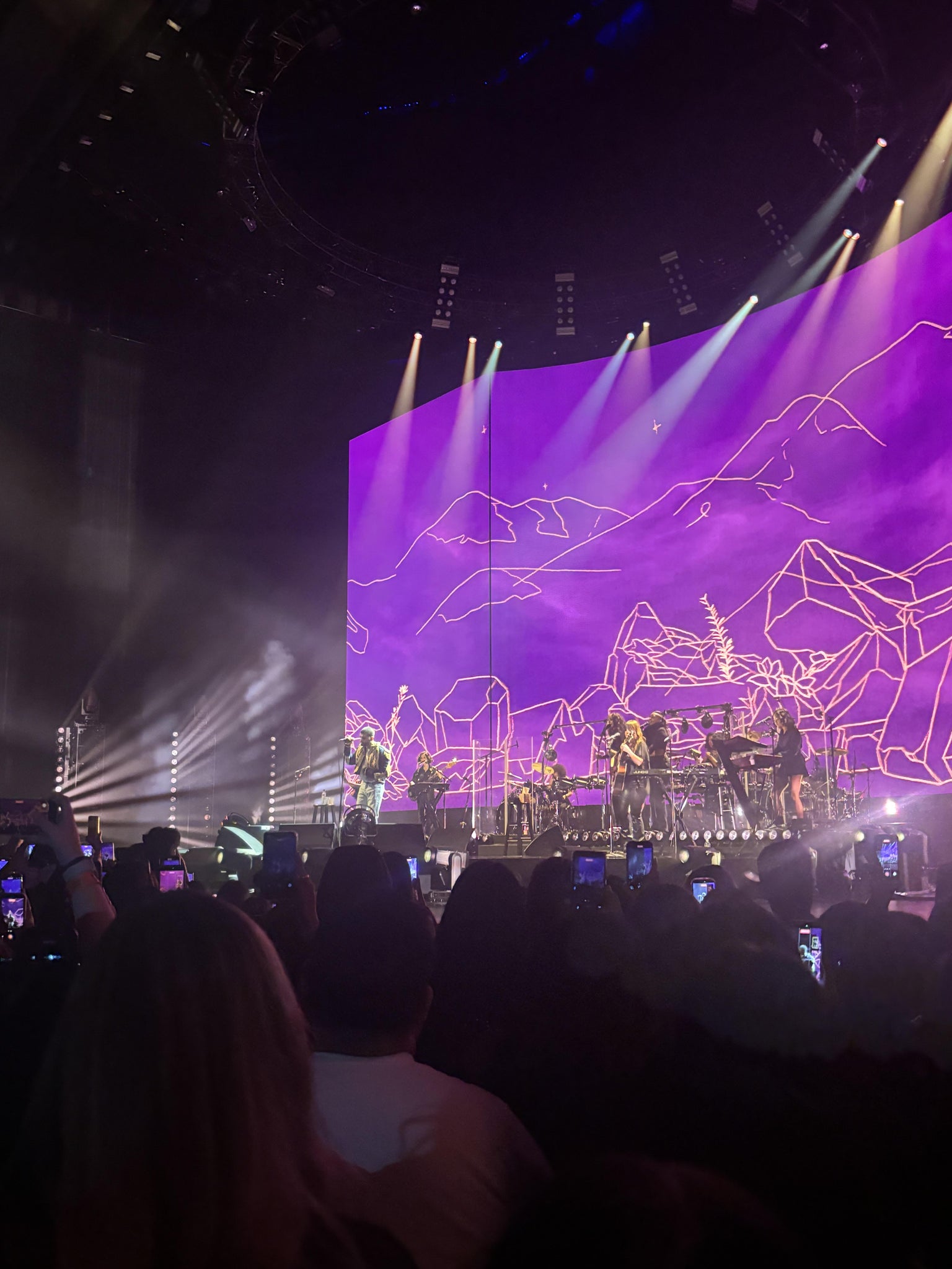 Real Fan View taken from GA Floor at Dolby Live at Park MGM by Dior S