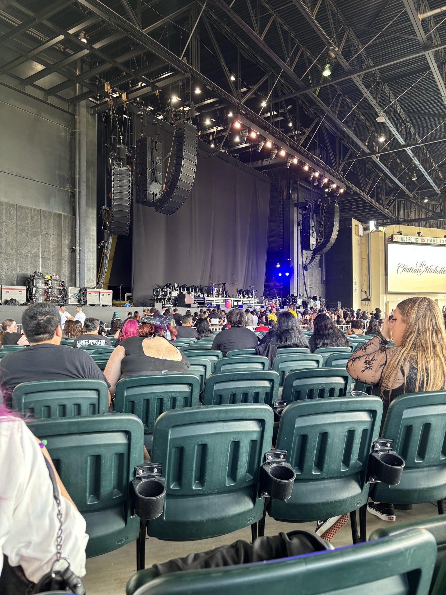Real Fan View taken from Lower 102 at Dos Equis Pavilion by Holly H