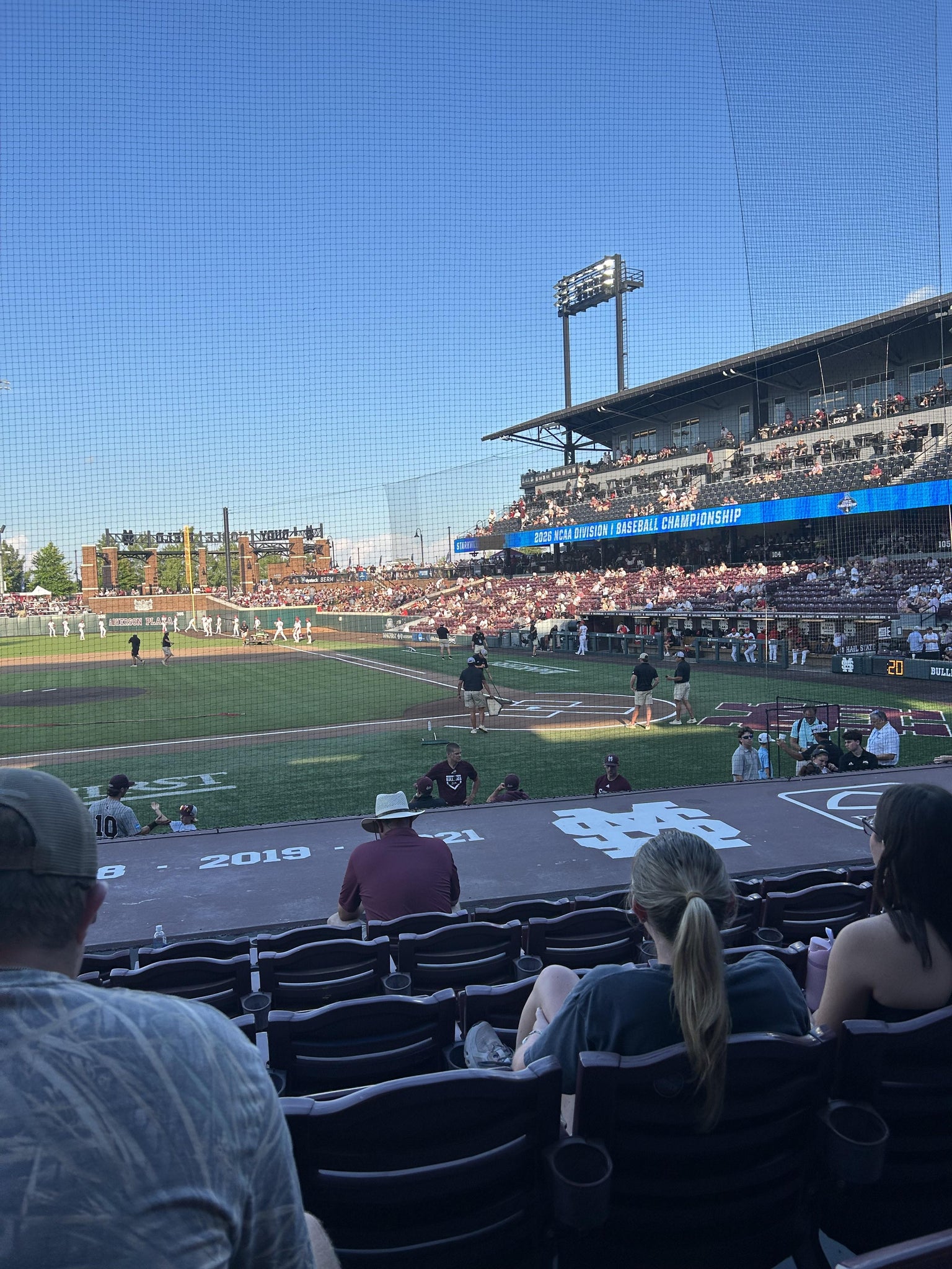 Real Fan View taken from Section 111 at Dudy Noble Field by Leslie R