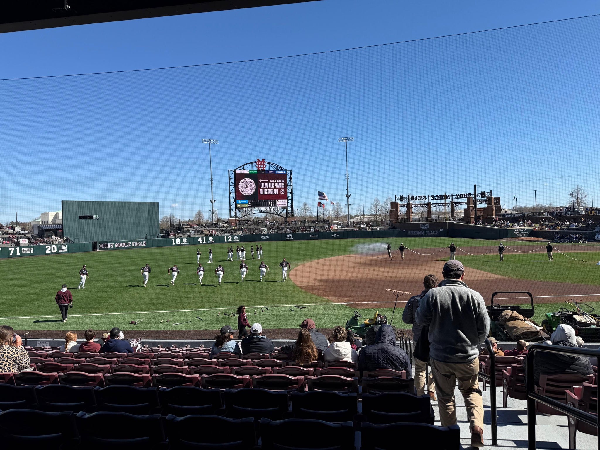 Real Fan View taken from Section 114 at Dudy Noble Field by Billy C