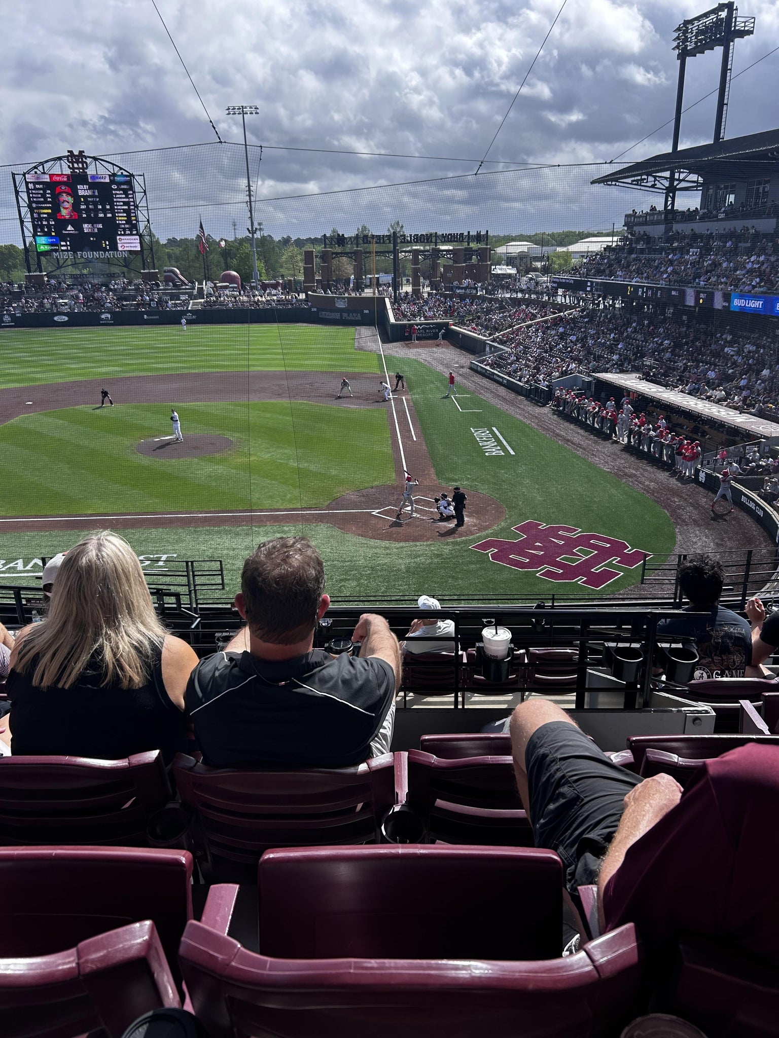 Real Fan View taken from Section 211 at Dudy Noble Field by Ruth P