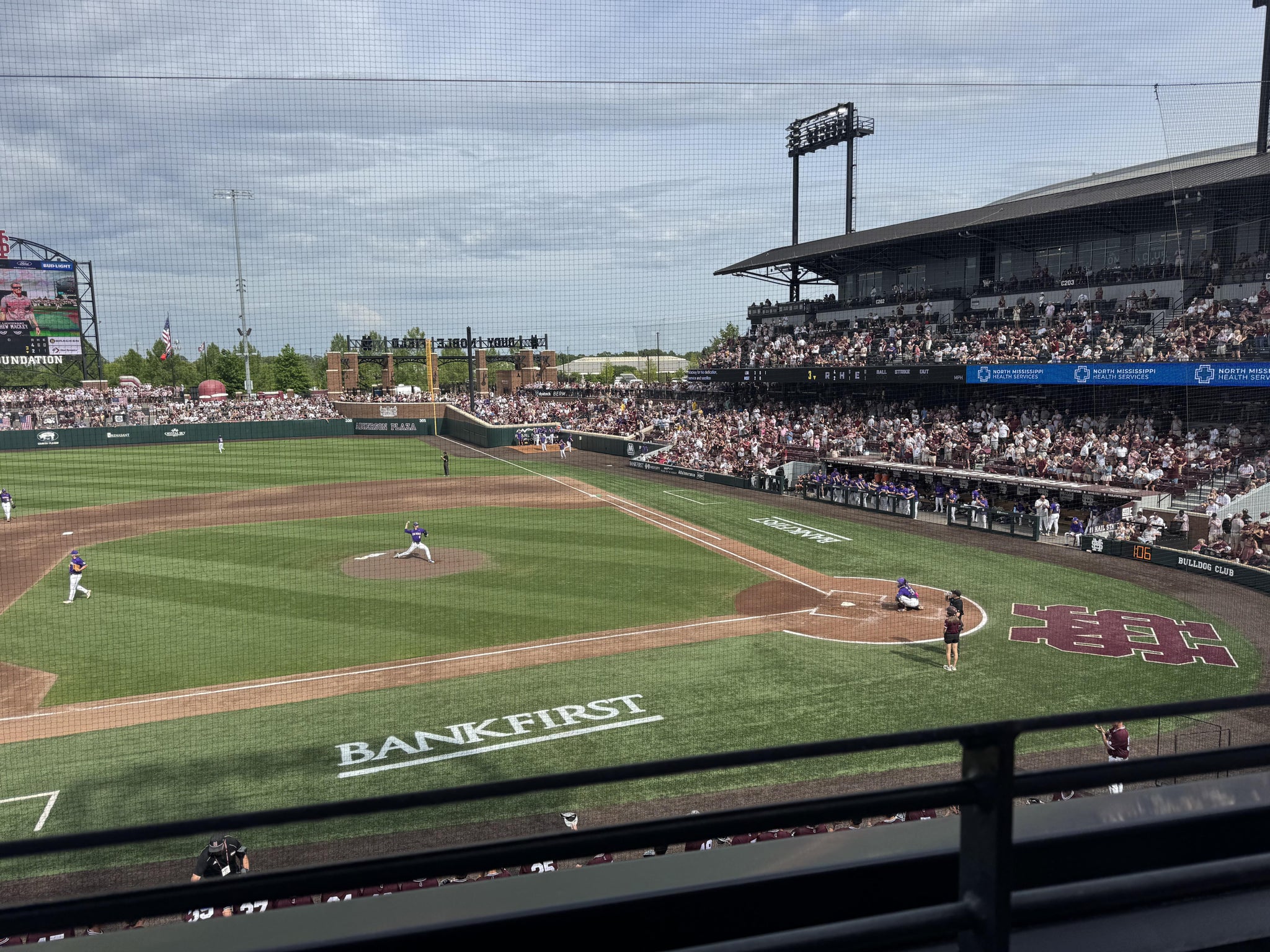 Real Fan View taken from Section 213 at Dudy Noble Field by Max A