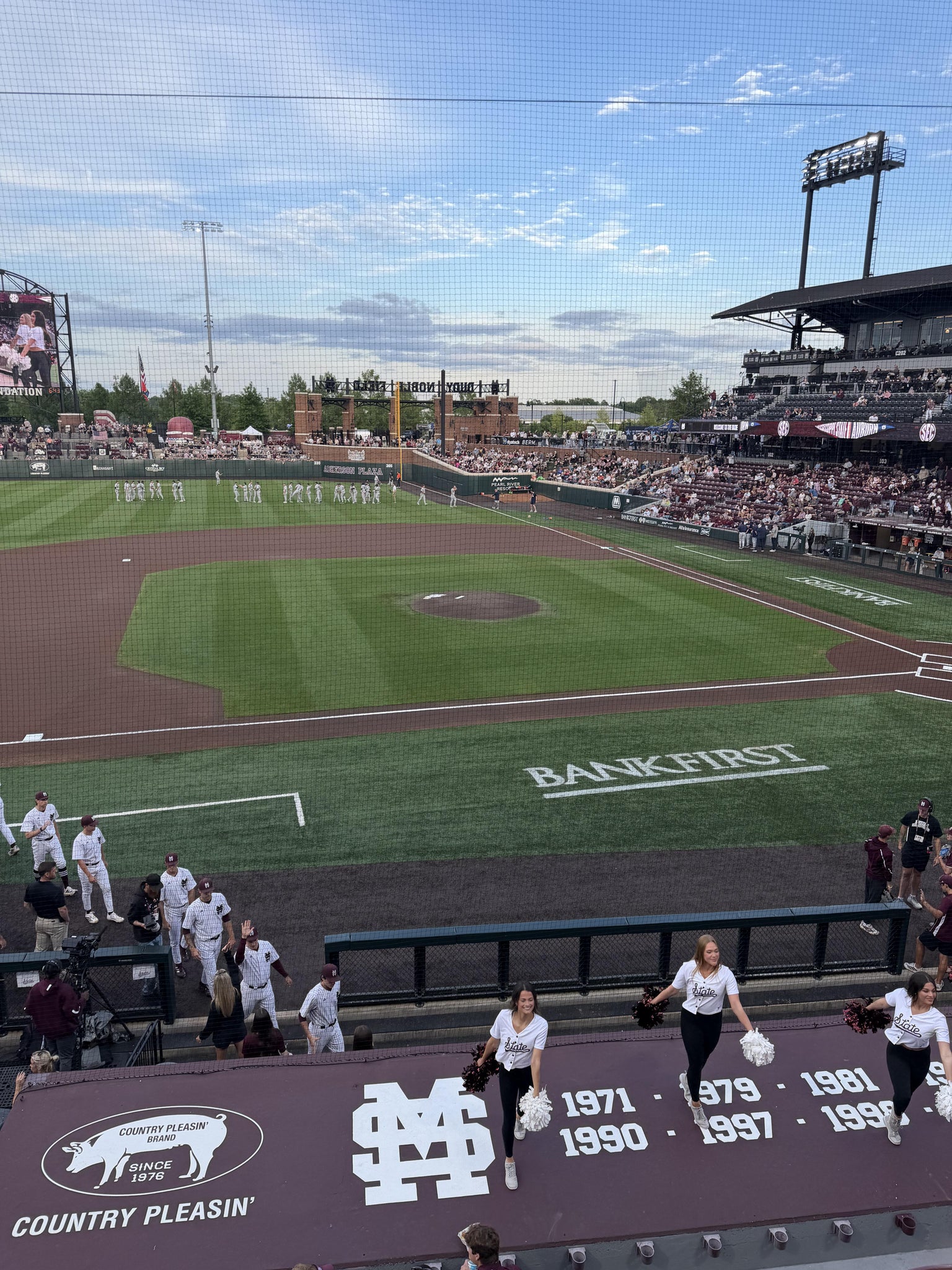 Real Fan View taken from Section 214 at Dudy Noble Field by Mark B