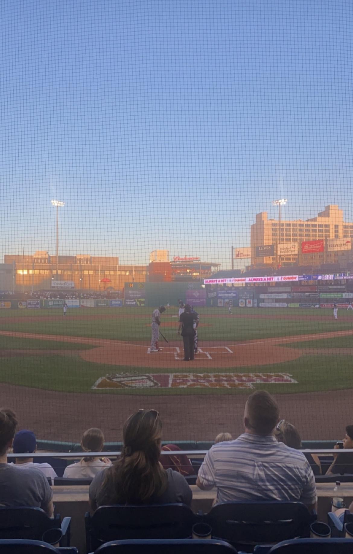 Real Fan View taken from Section 111 at Dunkin' Park by Danielle E
