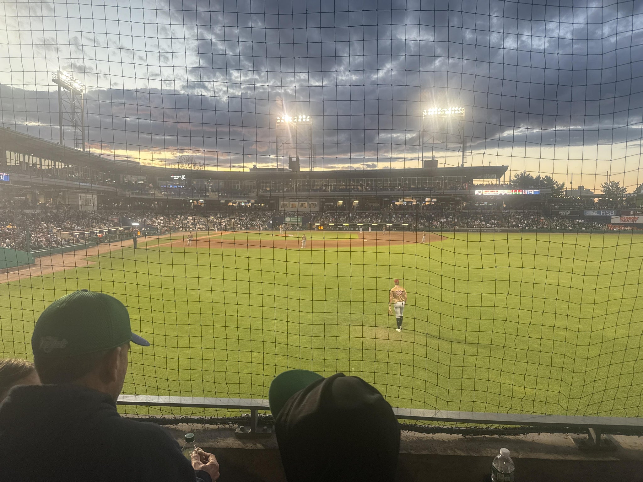 Real Fan View taken from Section 126 at Dunkin' Park by Lucas P