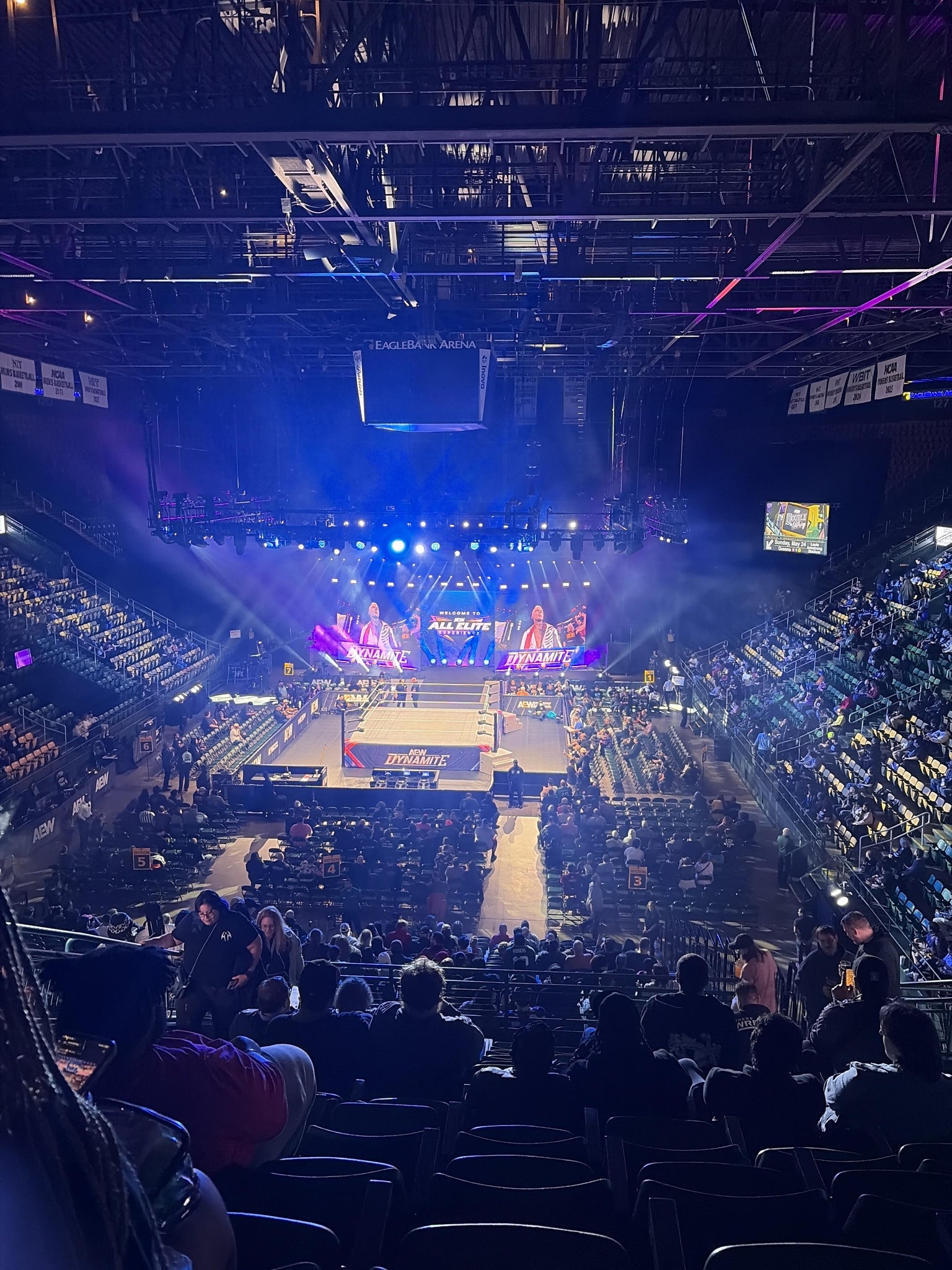 Real Fan View taken from Section 109 at EagleBank Arena by Jahmeer D