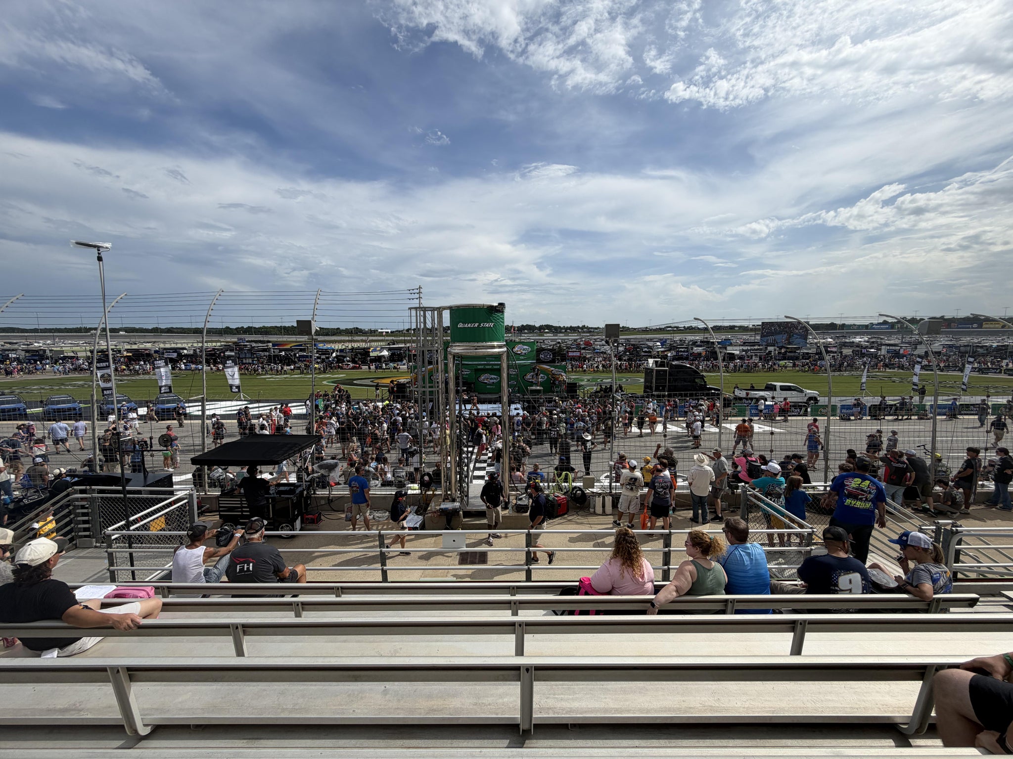 Real Fan View taken from Section 146 at EchoPark Speedway by Chris L