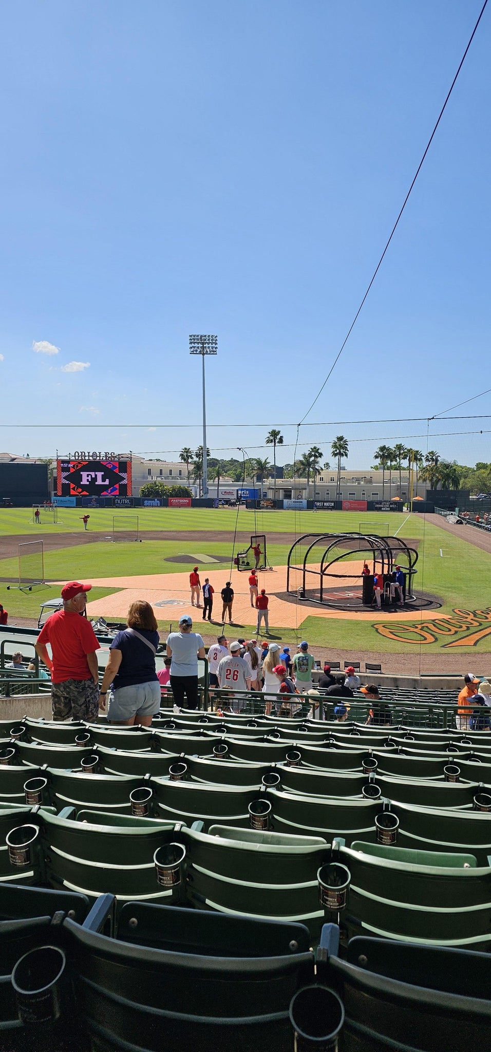 Real Fan View taken from Section 215 at Ed Smith Stadium by Anonymous User
