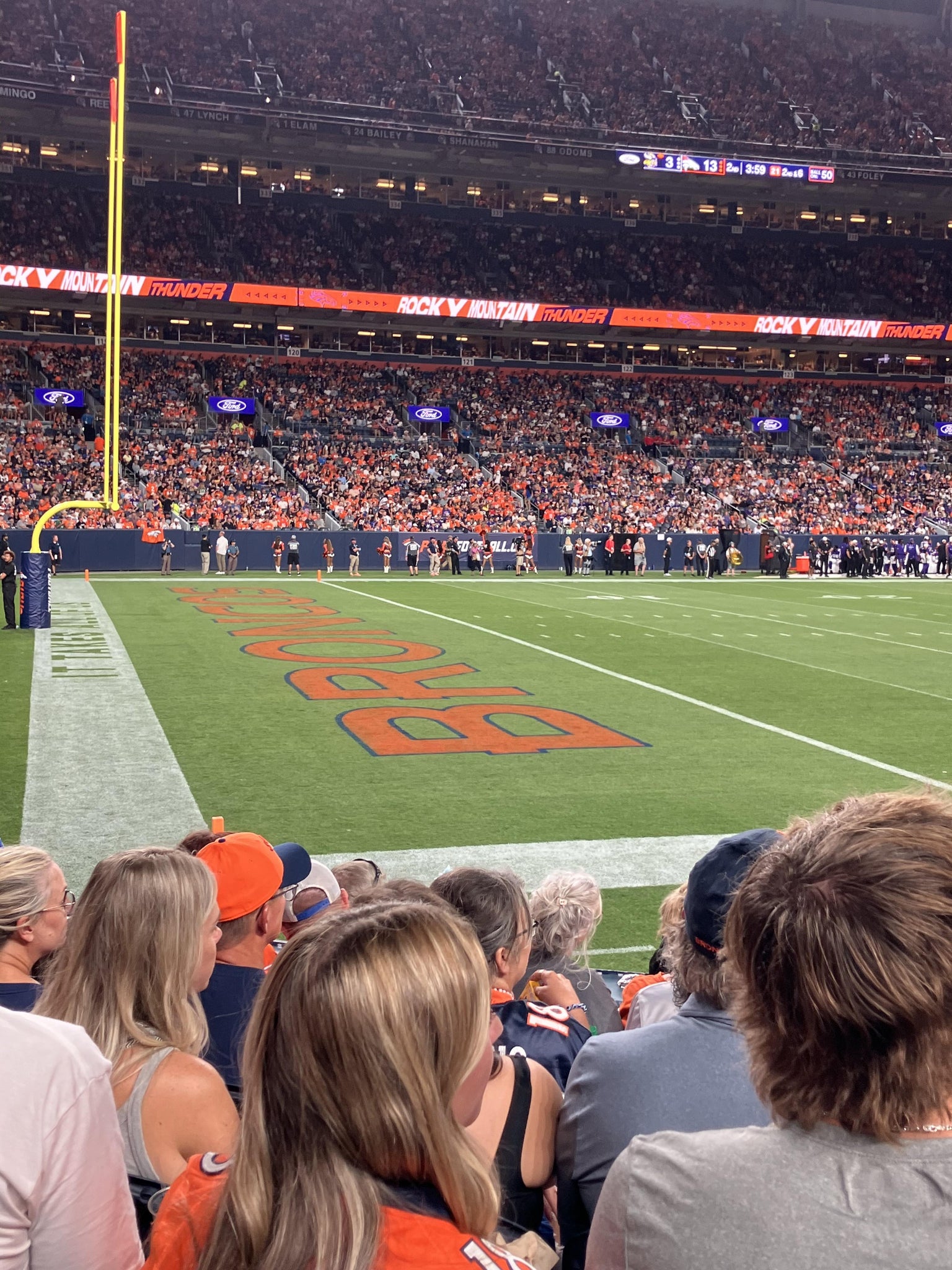 Real Fan View taken from Section 110 at Empower Field at Mile High by Tania J