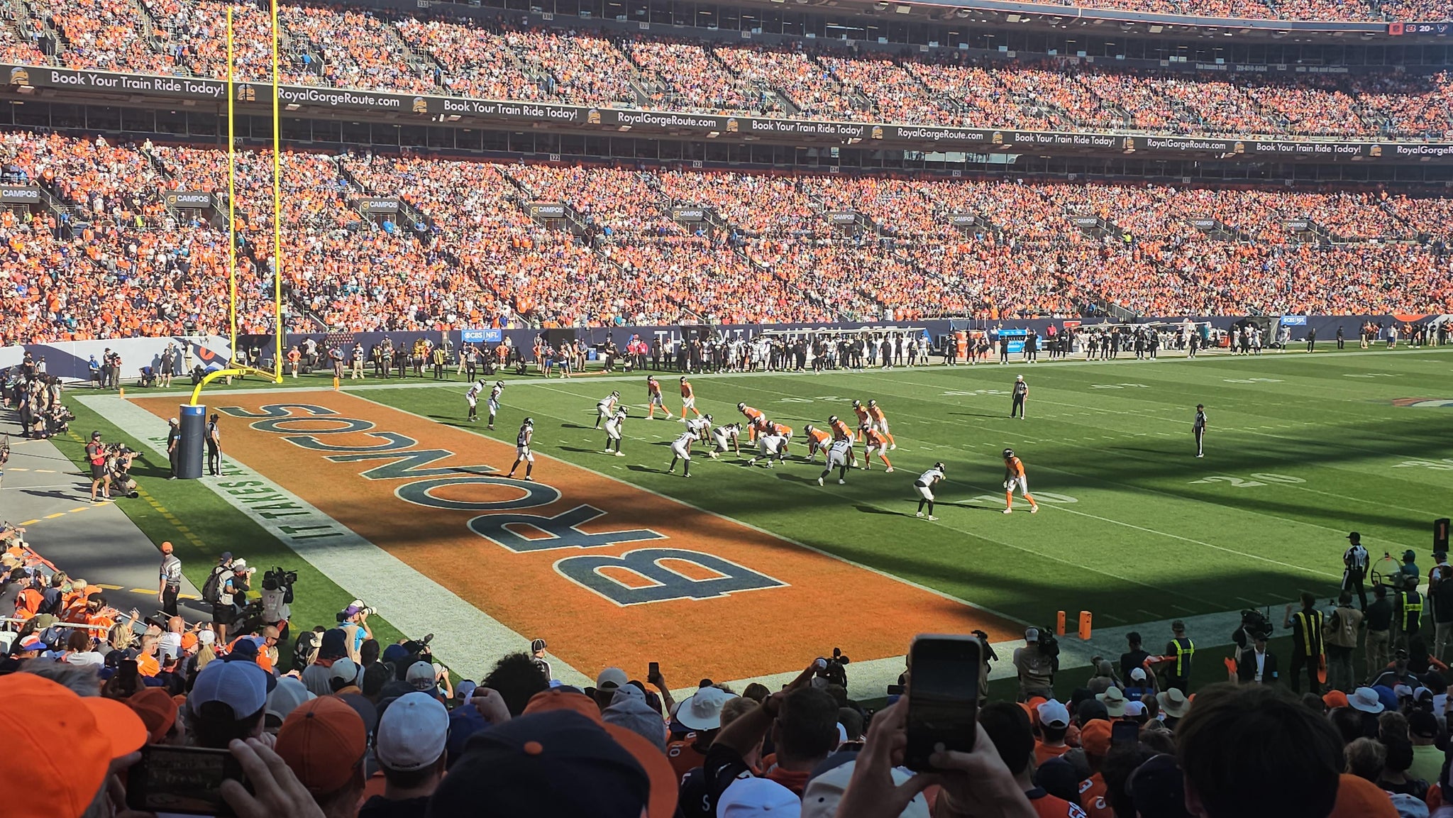 Real Fan View taken from Section 110 at Empower Field at Mile High by Matthew S