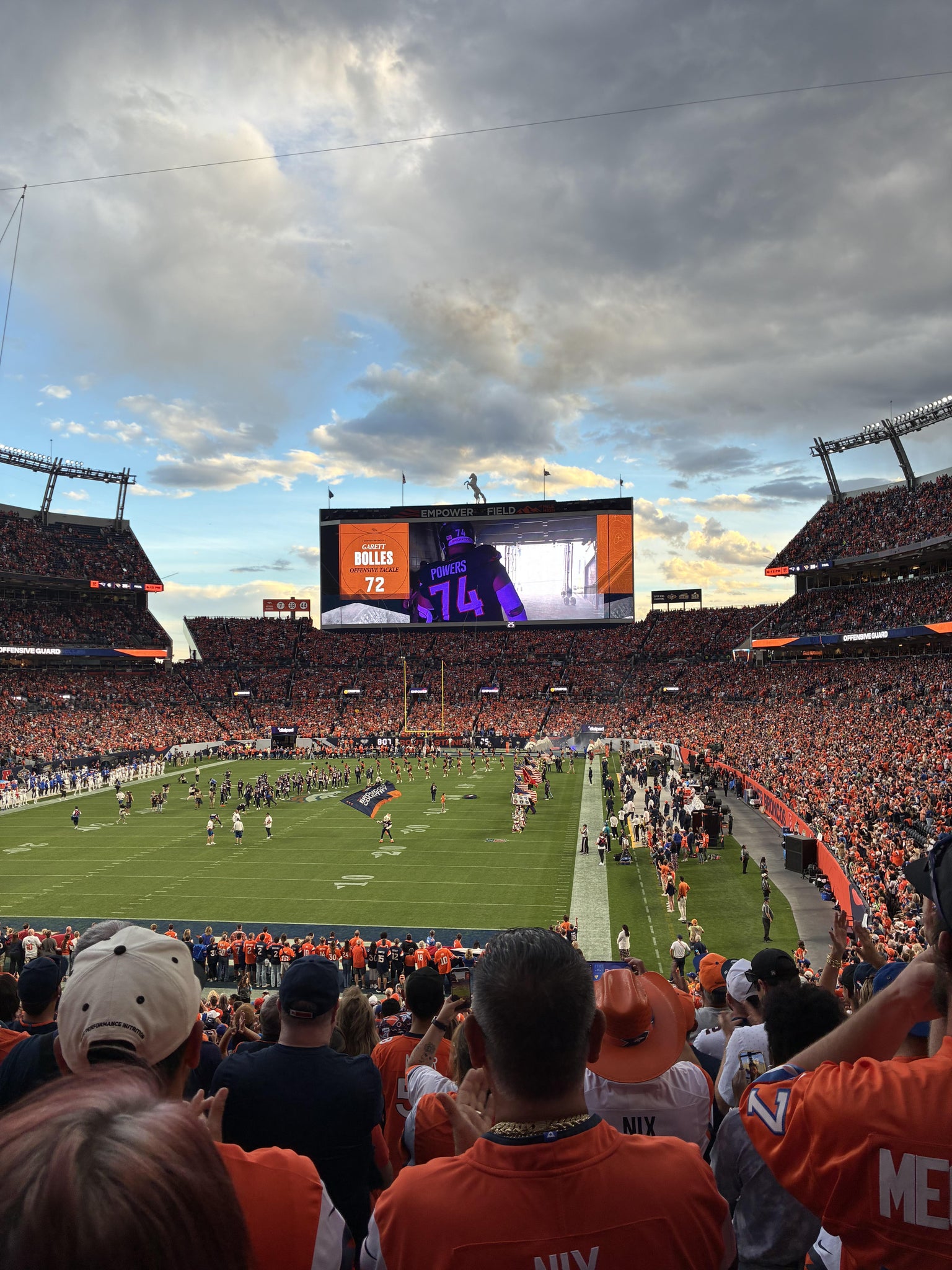 Real Fan View taken from Section 112 at Empower Field at Mile High by Alexis P