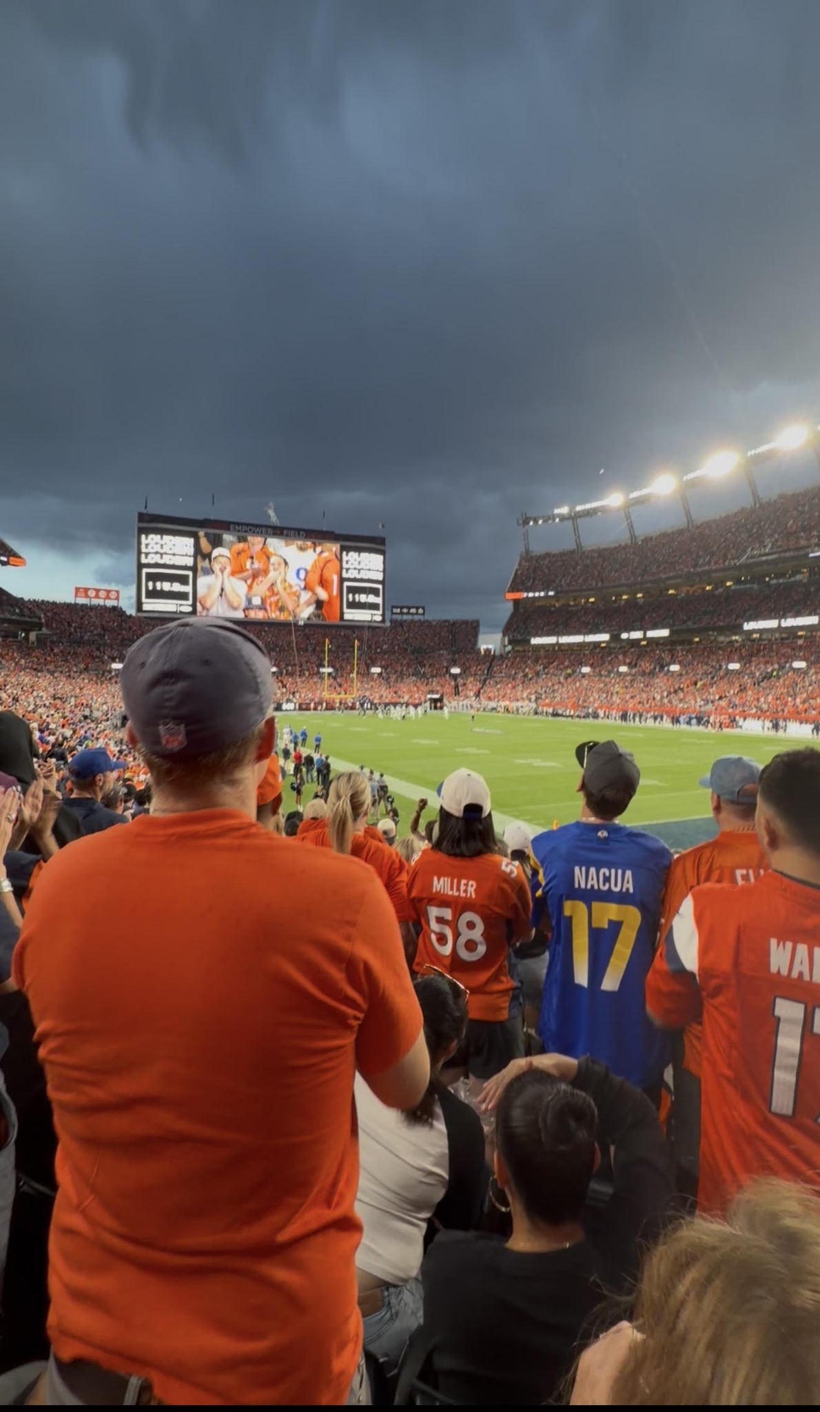 Real Fan View taken from Section 118 at Empower Field at Mile High by Deborah B