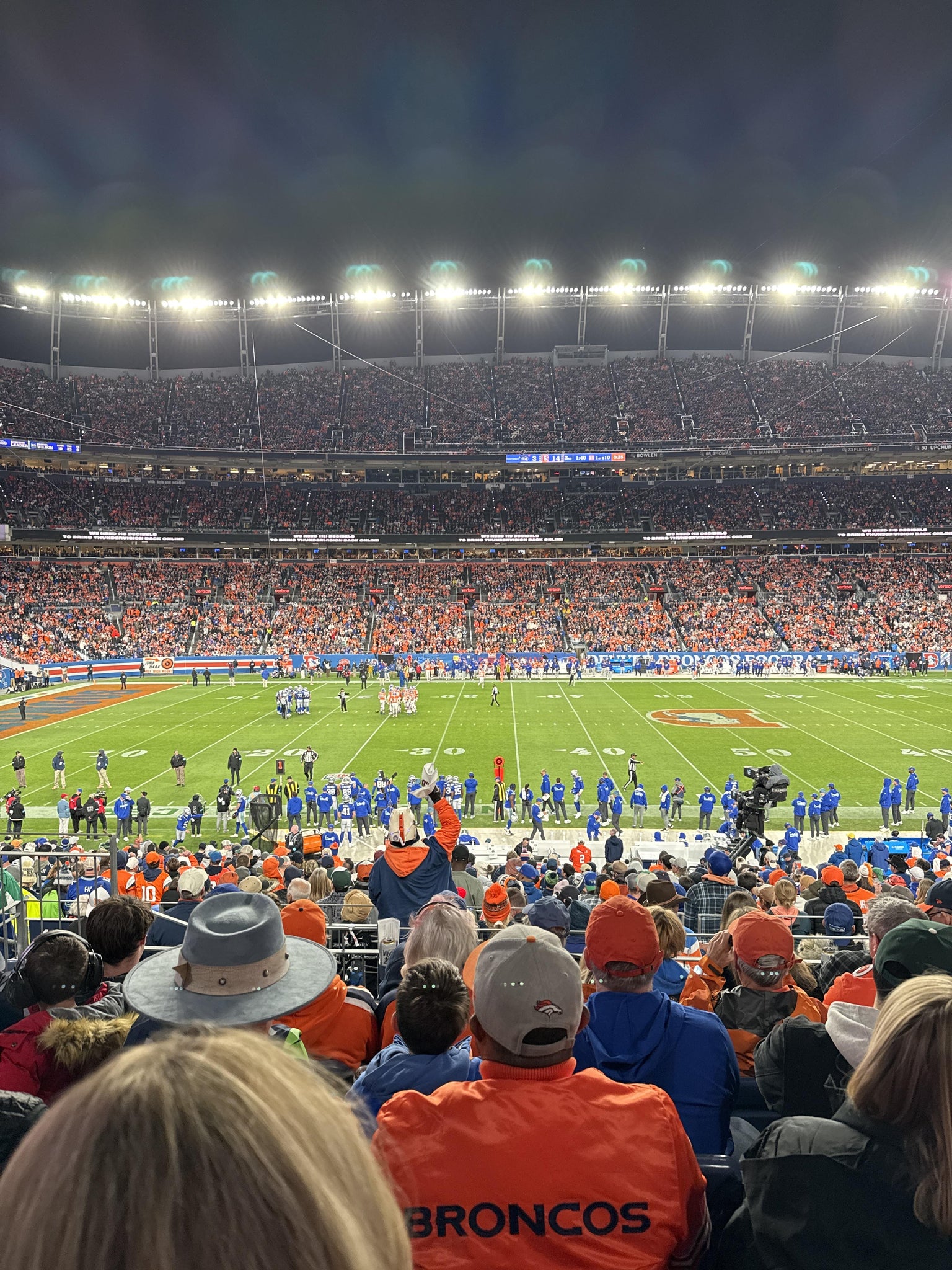Real Fan View taken from Section 124 at Empower Field at Mile High by Wagih S